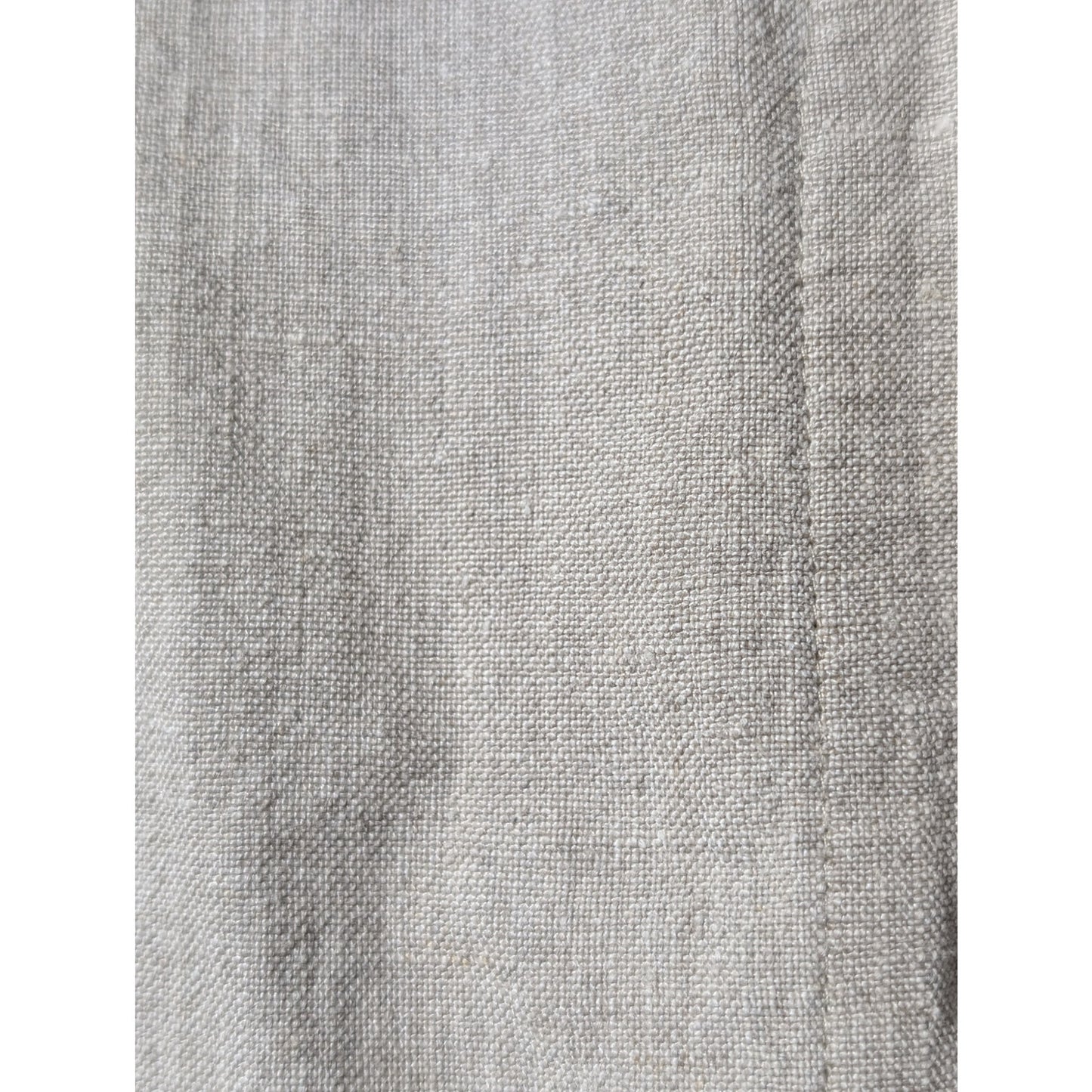 Gap Ecru 100% Linen Washable Button Front Pocket Jacket Womens Size M