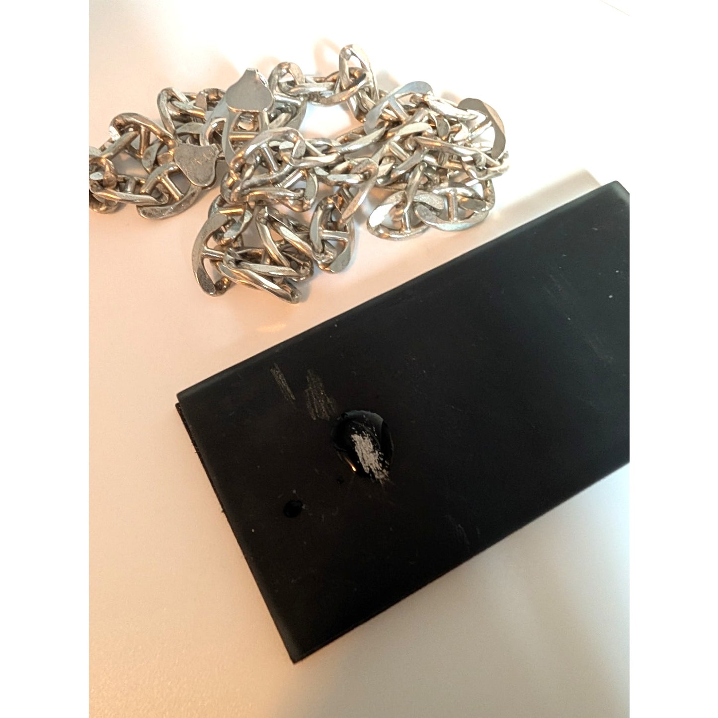 Marked 925 Italy Sterling Silver 24" Mariner's Link Heavy Chain Necklace 71.81g