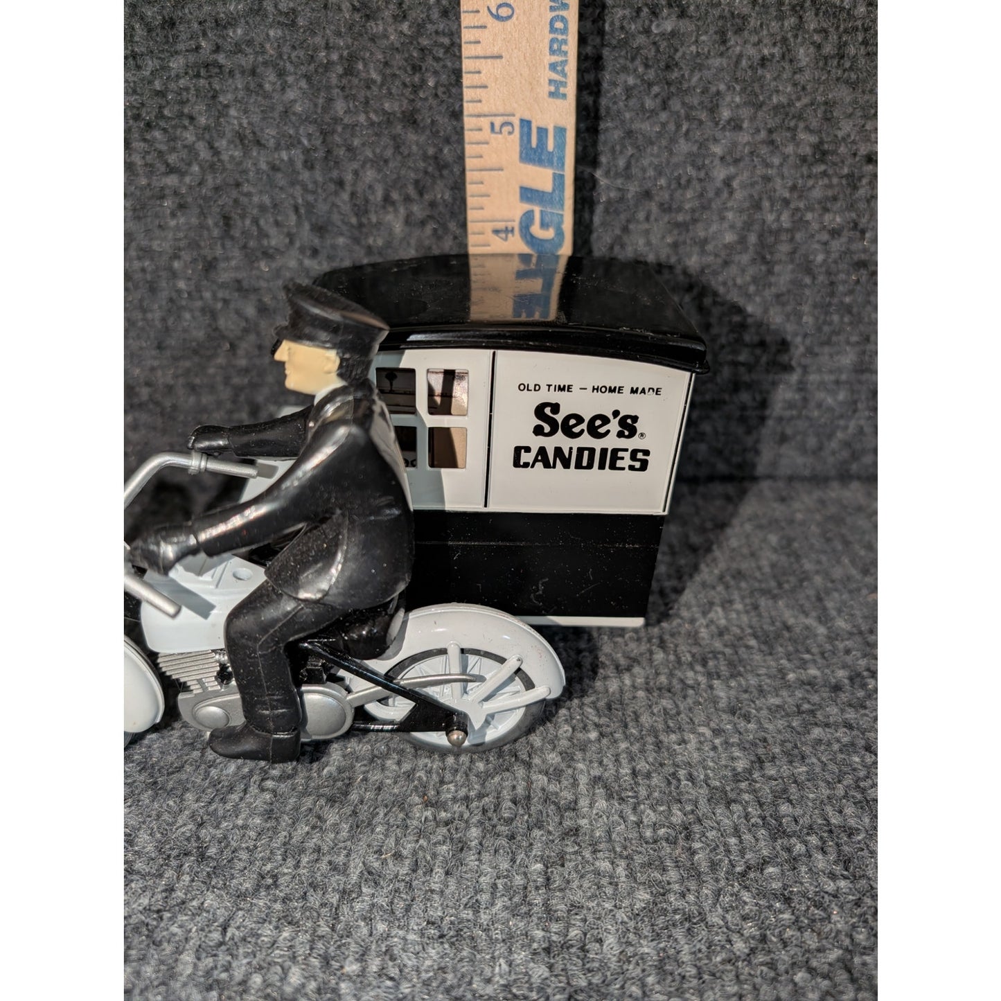 Vtg 1991 70th Anniversary Series Harley Davidson Motorcycle Sidecar Die Cast Toy