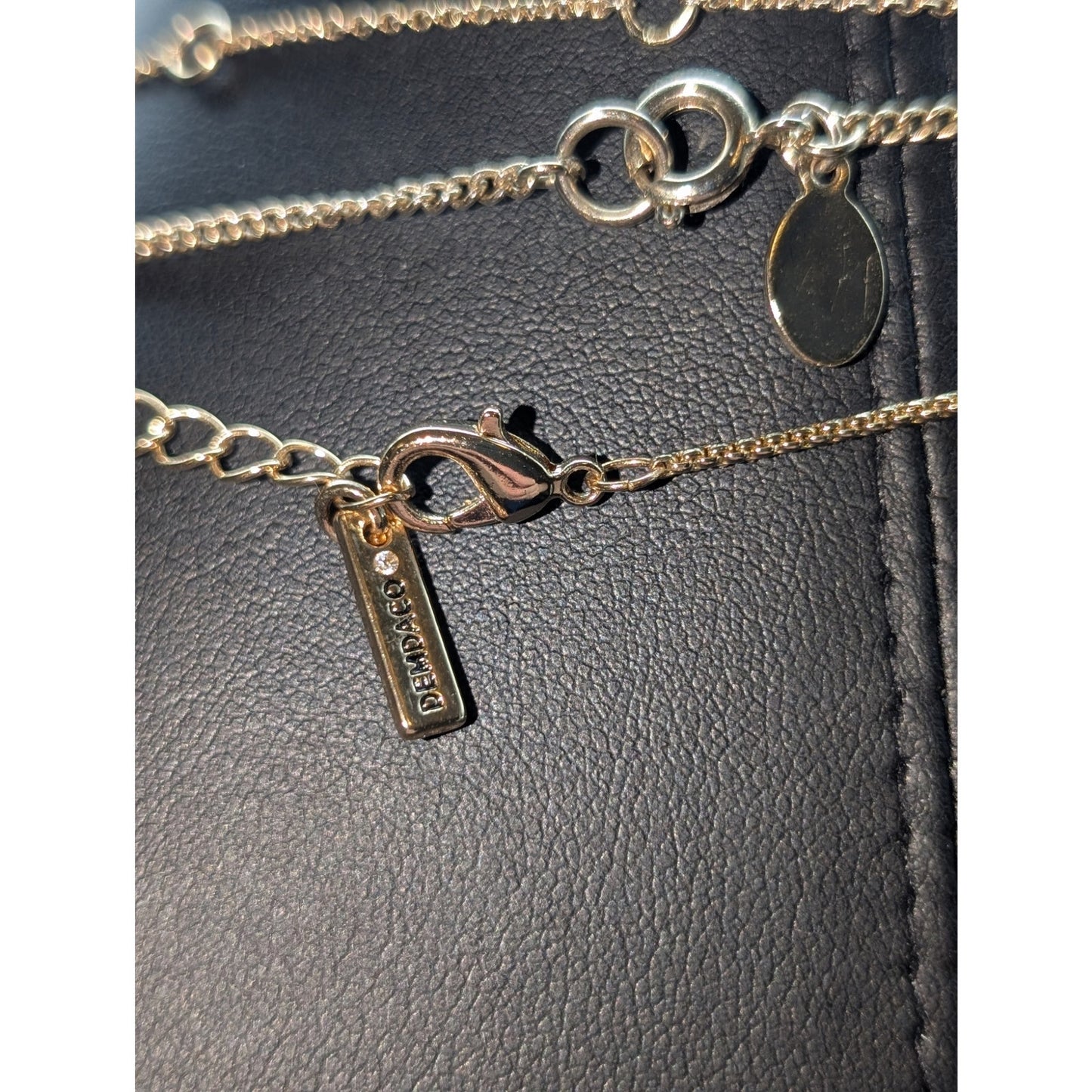 Lot of Three Gold Tone Layered Necklaces