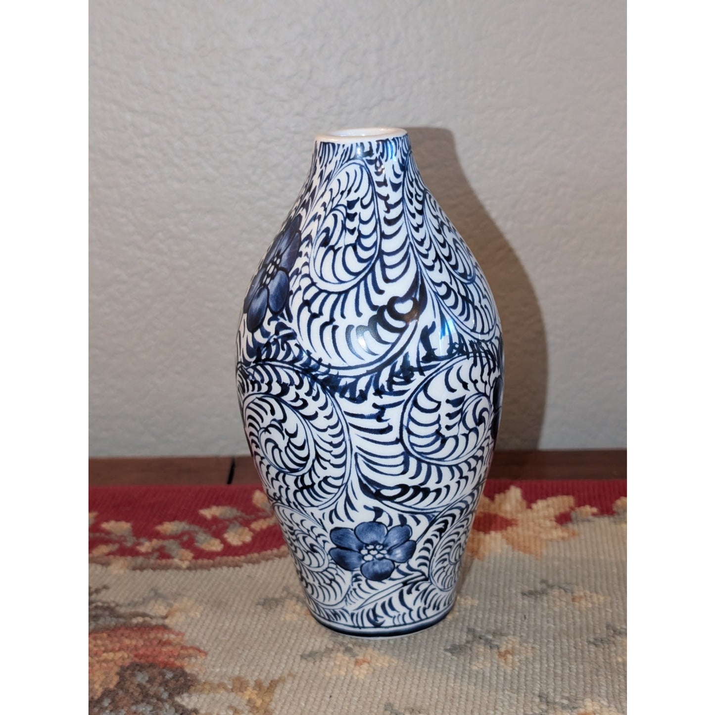 Ashland Blue White Decorative Vase