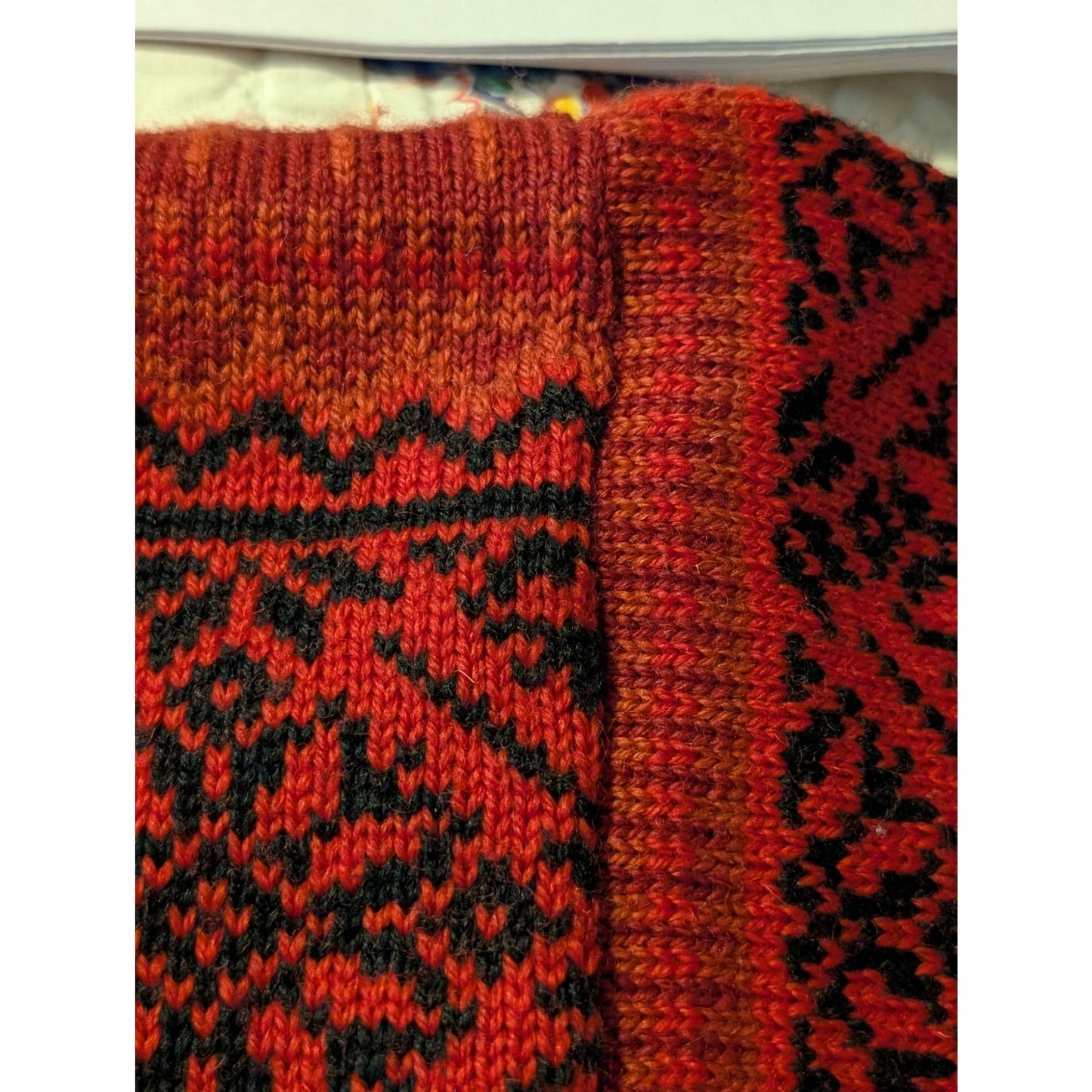 NORSKWEAR Nordic Red Wool Norwegian Cardigan Women's Size XS (Estimate)