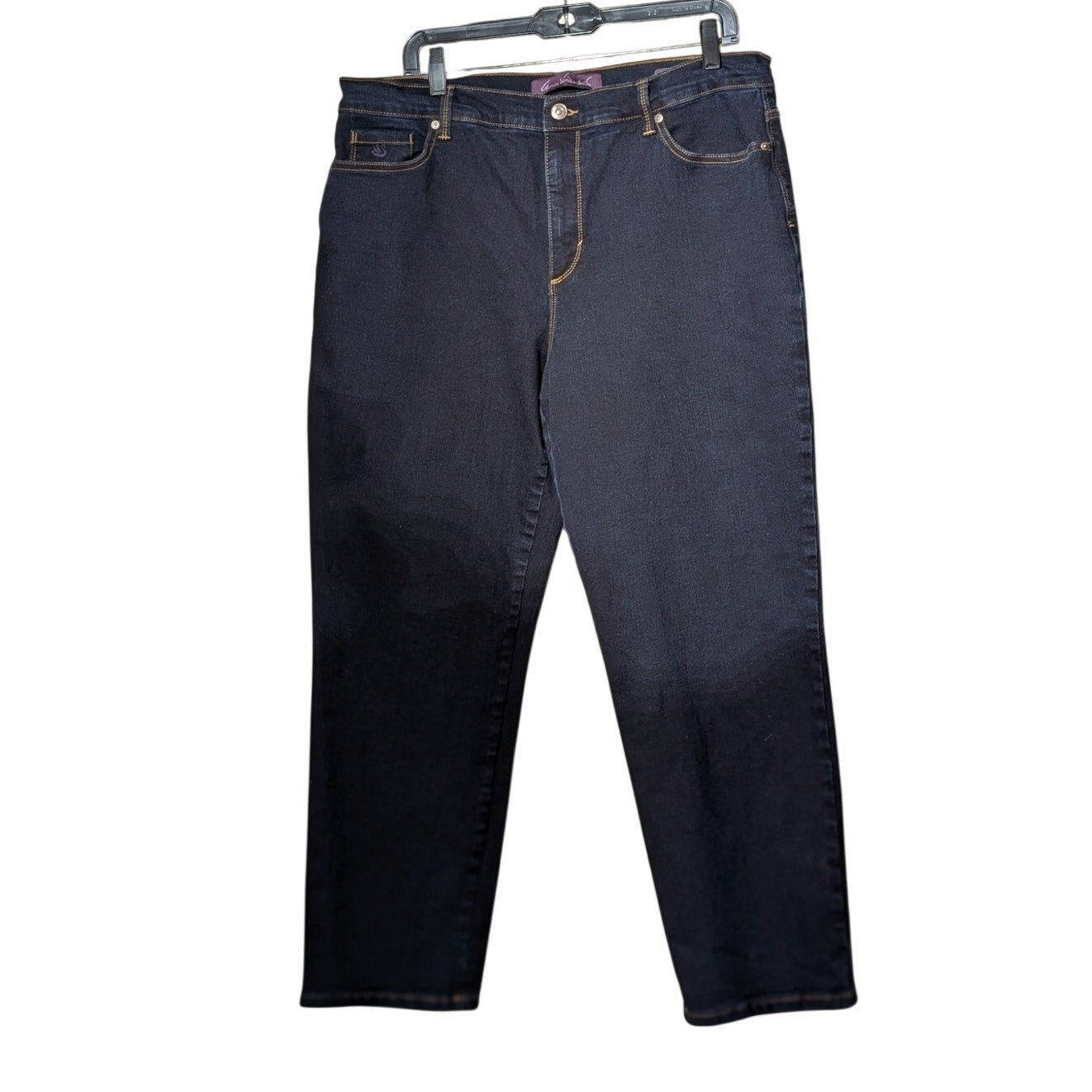 Gloria Vanderbilt Amanda Dark Wash Jeans Women's Sz 18S