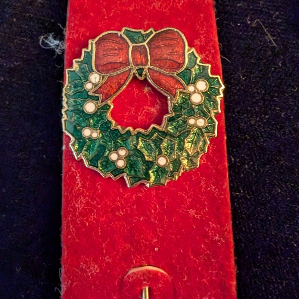 Lot of Three Vintage Christmas Theme Stick Pins