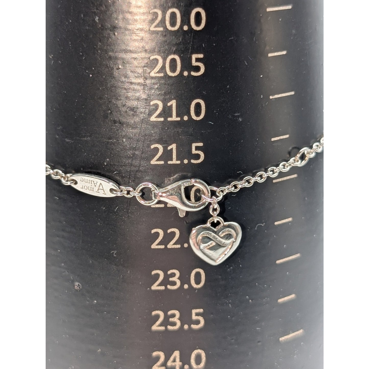 Amor Aime 925 Sterling Silver Feather Bracelet
