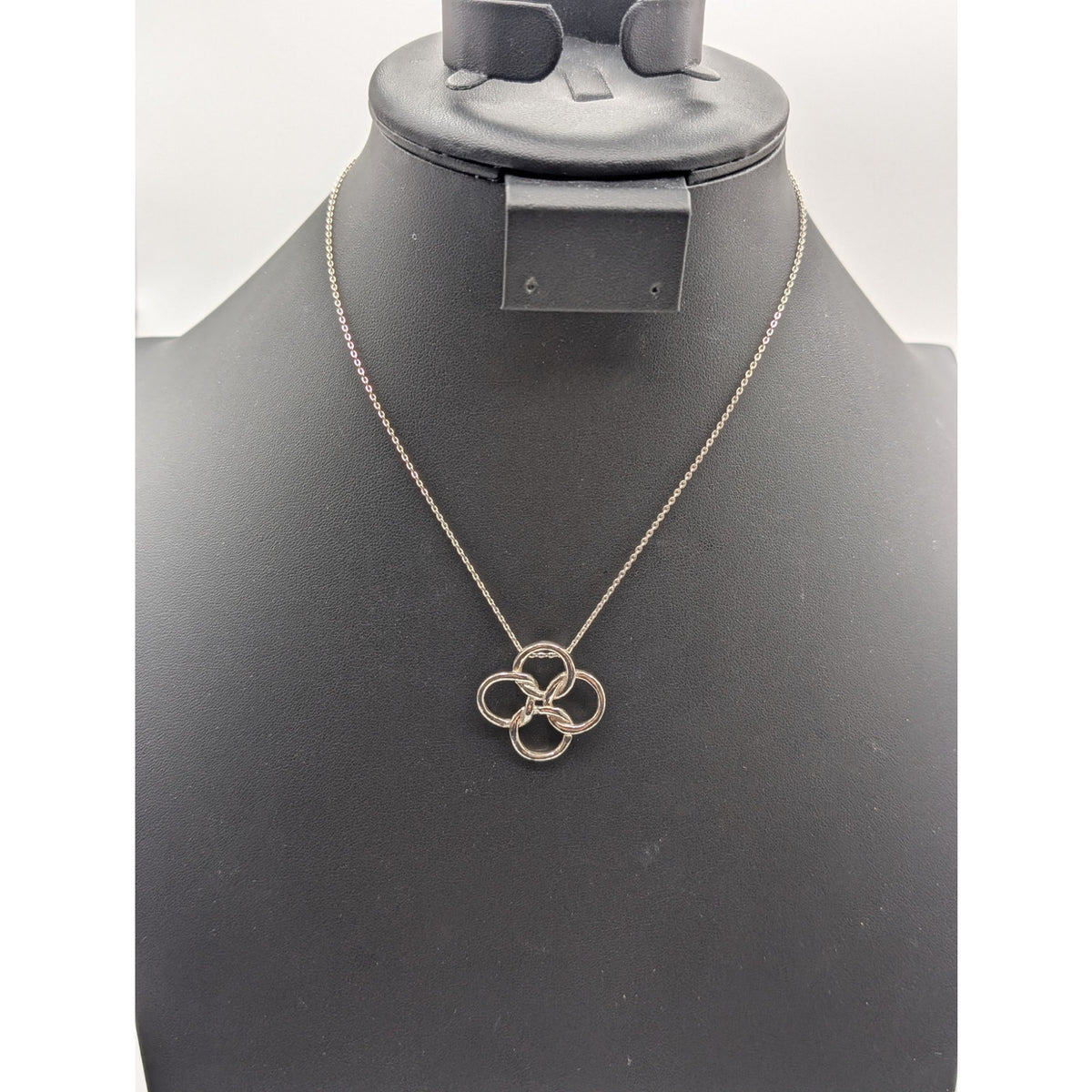 925 Sterling Silver Celtic Knot 1" Pendant 16" Necklace