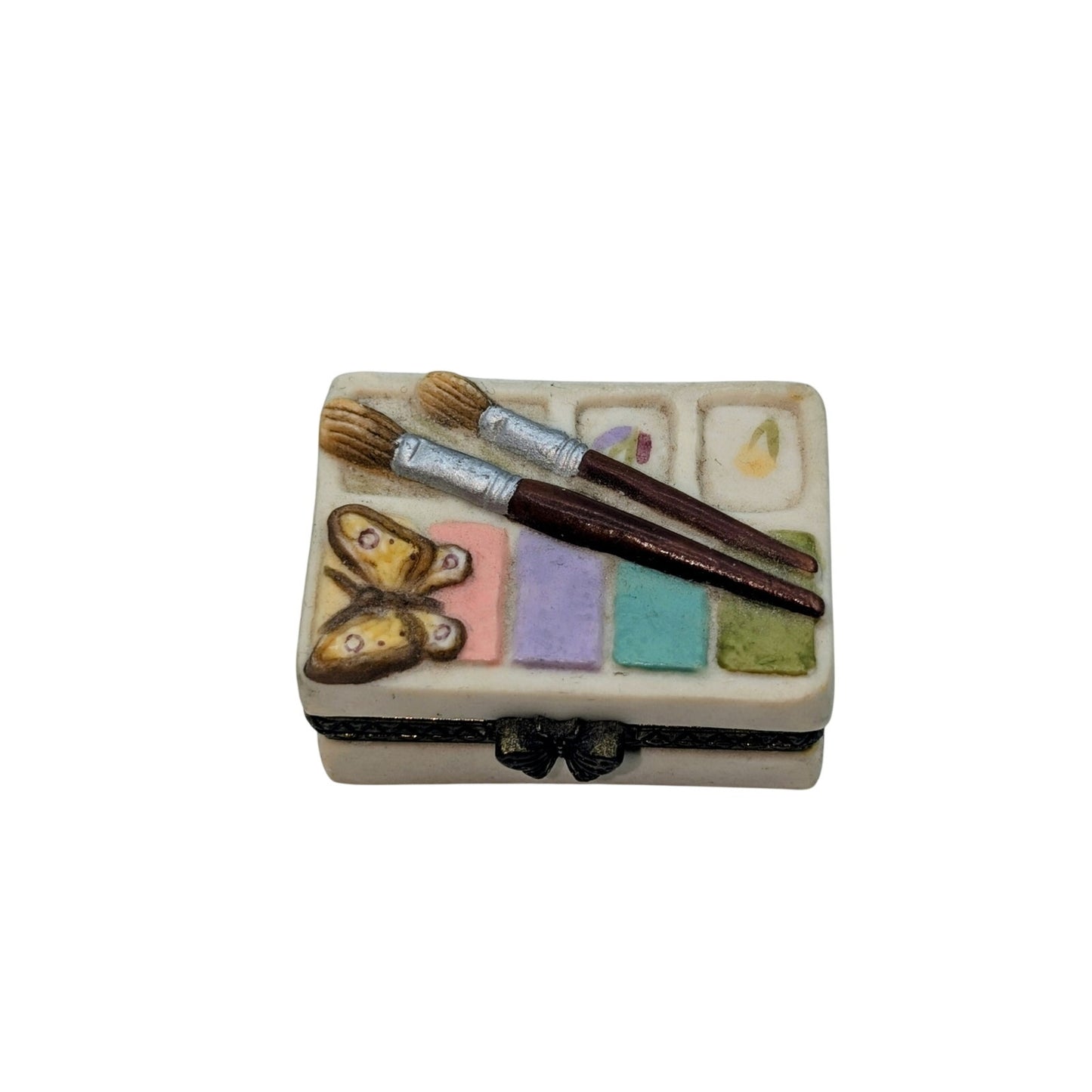 VTG 1999 Marjolein Bastin 'Caring People Paint Our Lives With Joy' Trinket Box