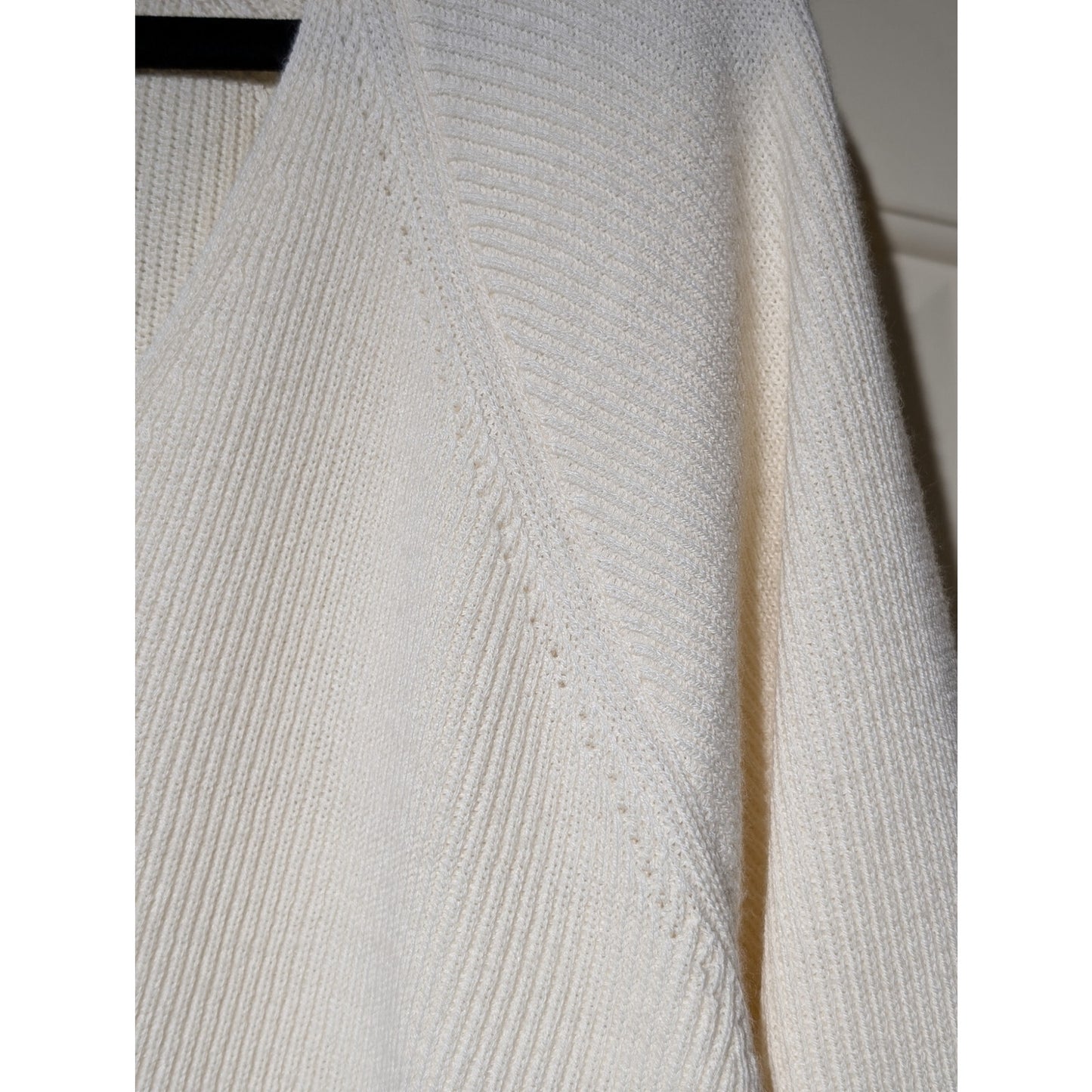 Athleta Hanover Pelican Cream Refined V-Neck Sweater Relaxed Fit Sweater Sz 2X