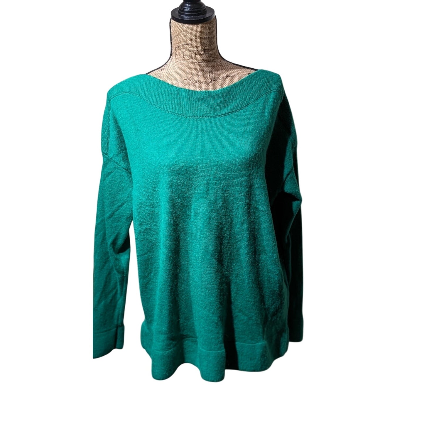 Boden Green Brie Wool Alpaca Blend Pullover Sweater Womens Sz XL