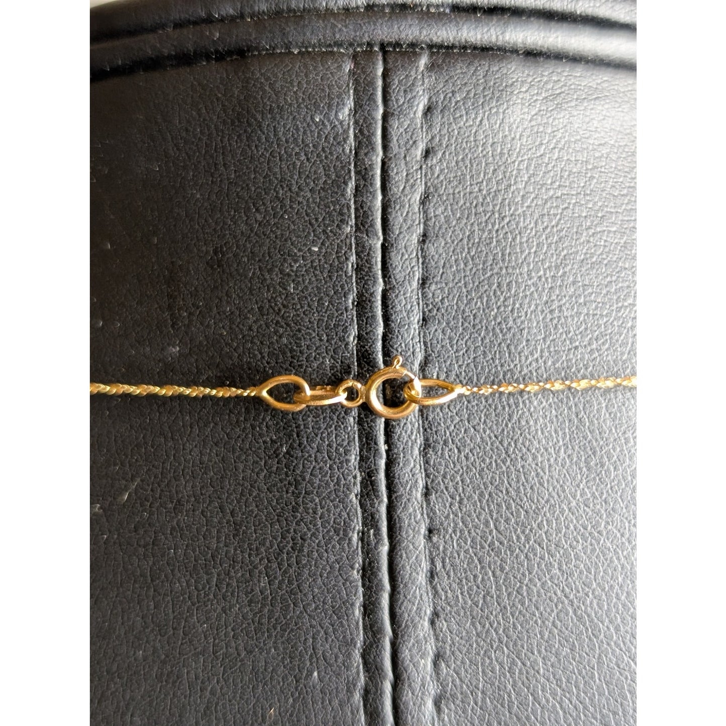 14 K Italy Yellow Gold Genuine Pearl 16" Necklace
