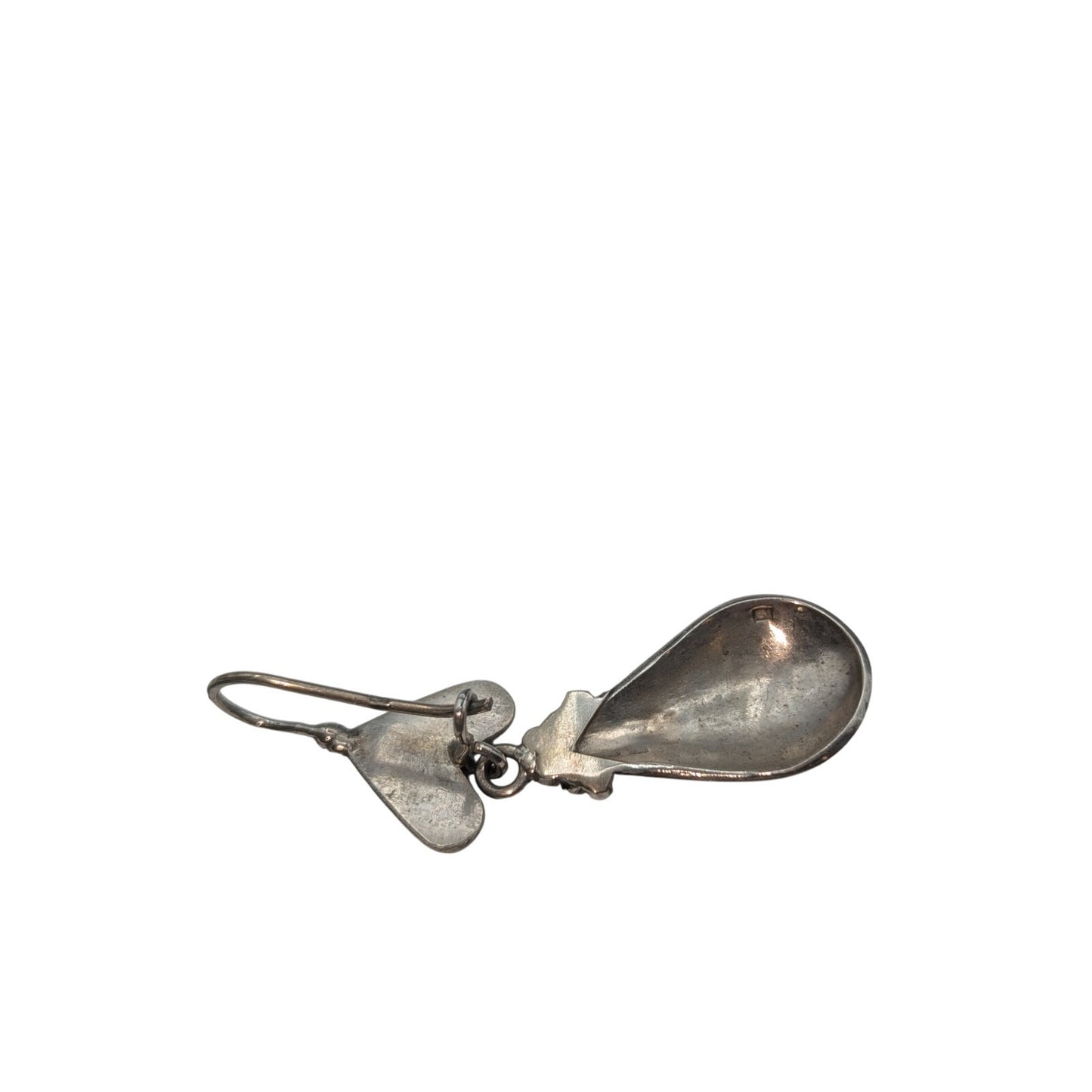 Moroccon Silver Berber Dangle Earrings W/ Kidney Hook Backs
