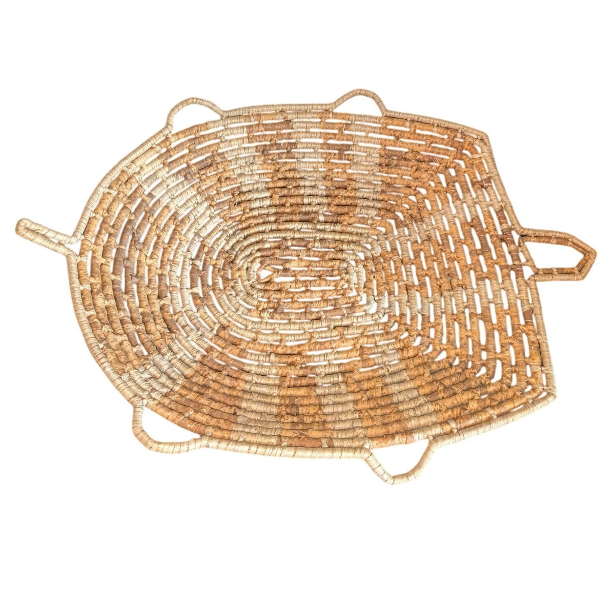 Vintage Large Hand Woven Basket For Display or Hanging