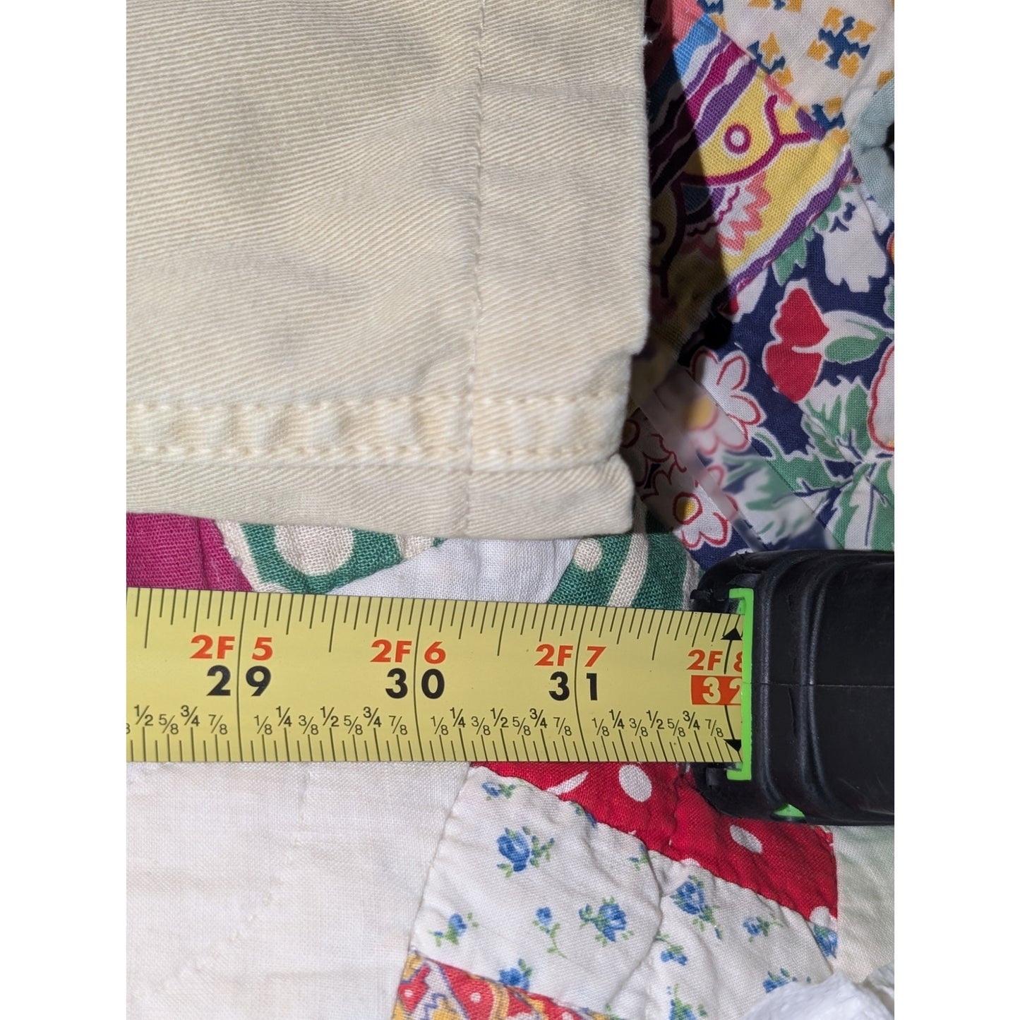 GRAMICCI Vintage G Series 1982 Orig High Rise Lemon Khaki Pant Sz M 31 Length