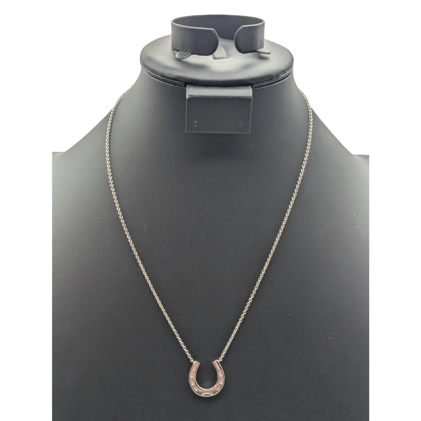 Silver Tone Unknown Maker Horseshoe 16" 18" & 20" Necklace