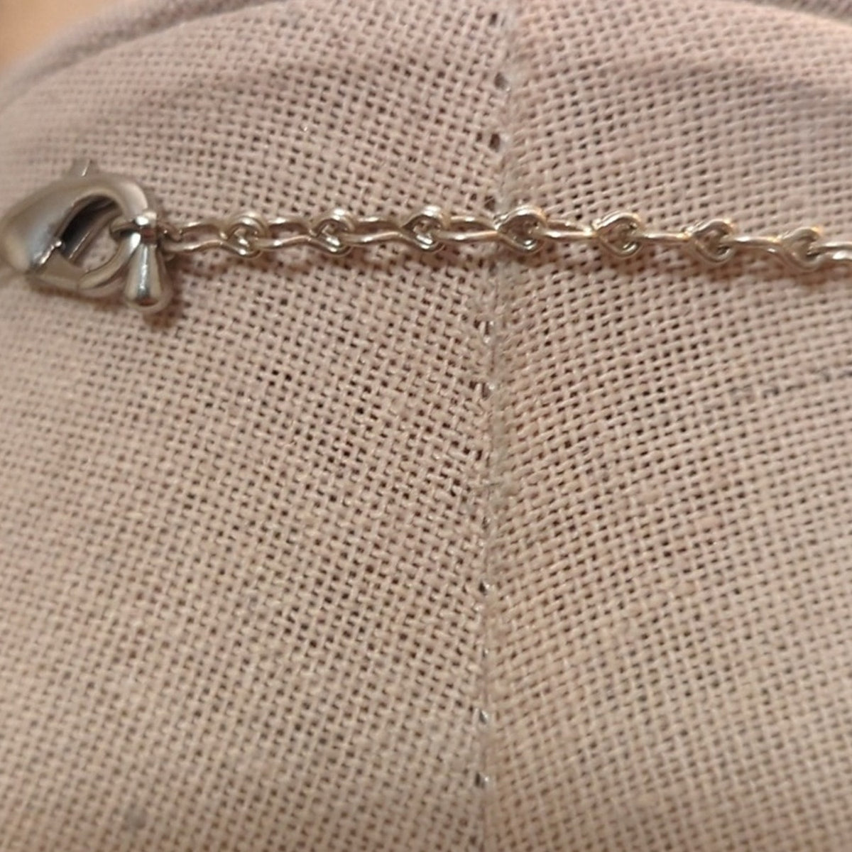 Crystal Silver Tone Chunky Bauble Necklace