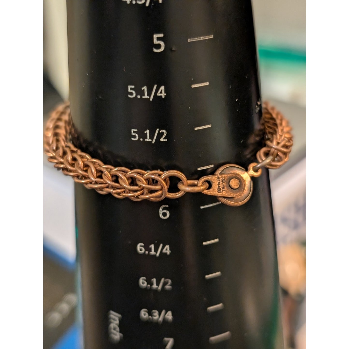 Lia Sophia Kiam Family by Lia Sophia Chunky Link Bronze Color Bracelet Plus Two