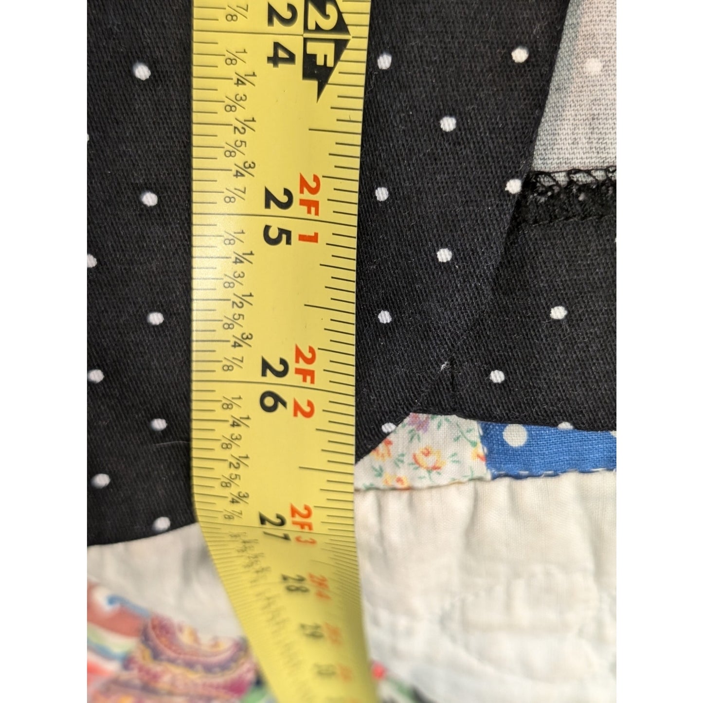 Briggs New York Black Polka Dot One Button V Cut 3/4 Sleeve Blazer Womens Sz 18W