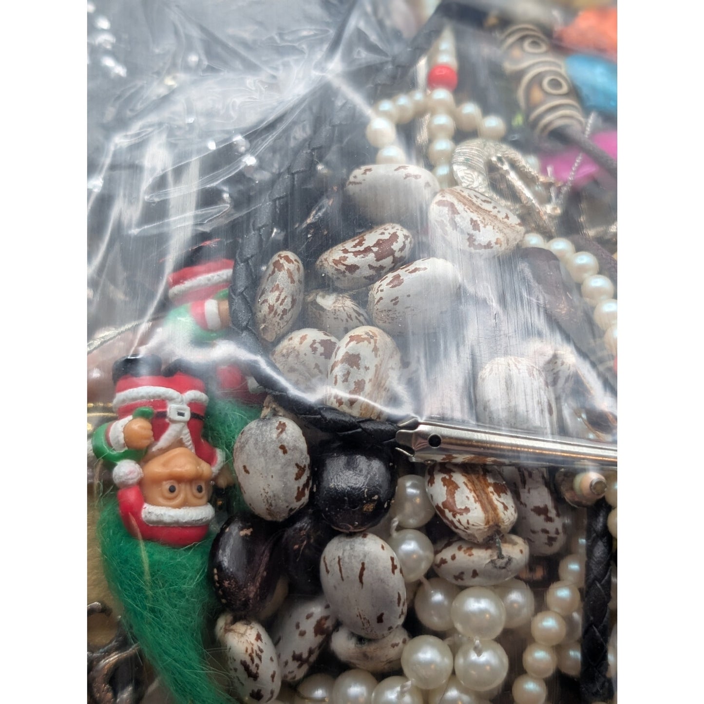 Jewelry Lot Sigrid Repurpose Bag Over 4 Pounds Beads & Possible Wearable Pieces
