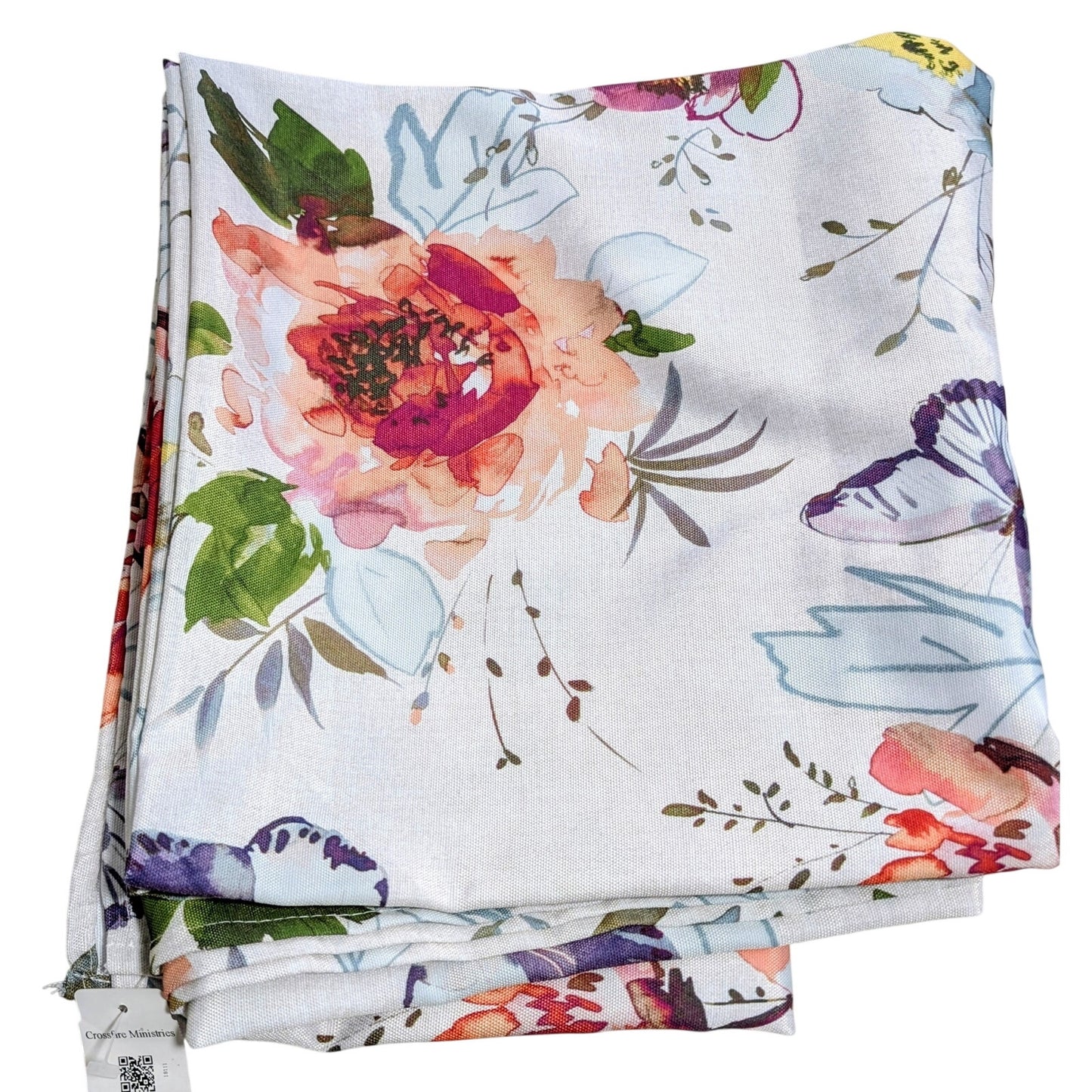Benson Mills 60" X 102" Rectangle Flowersl & Insects Tablecloth NWOT