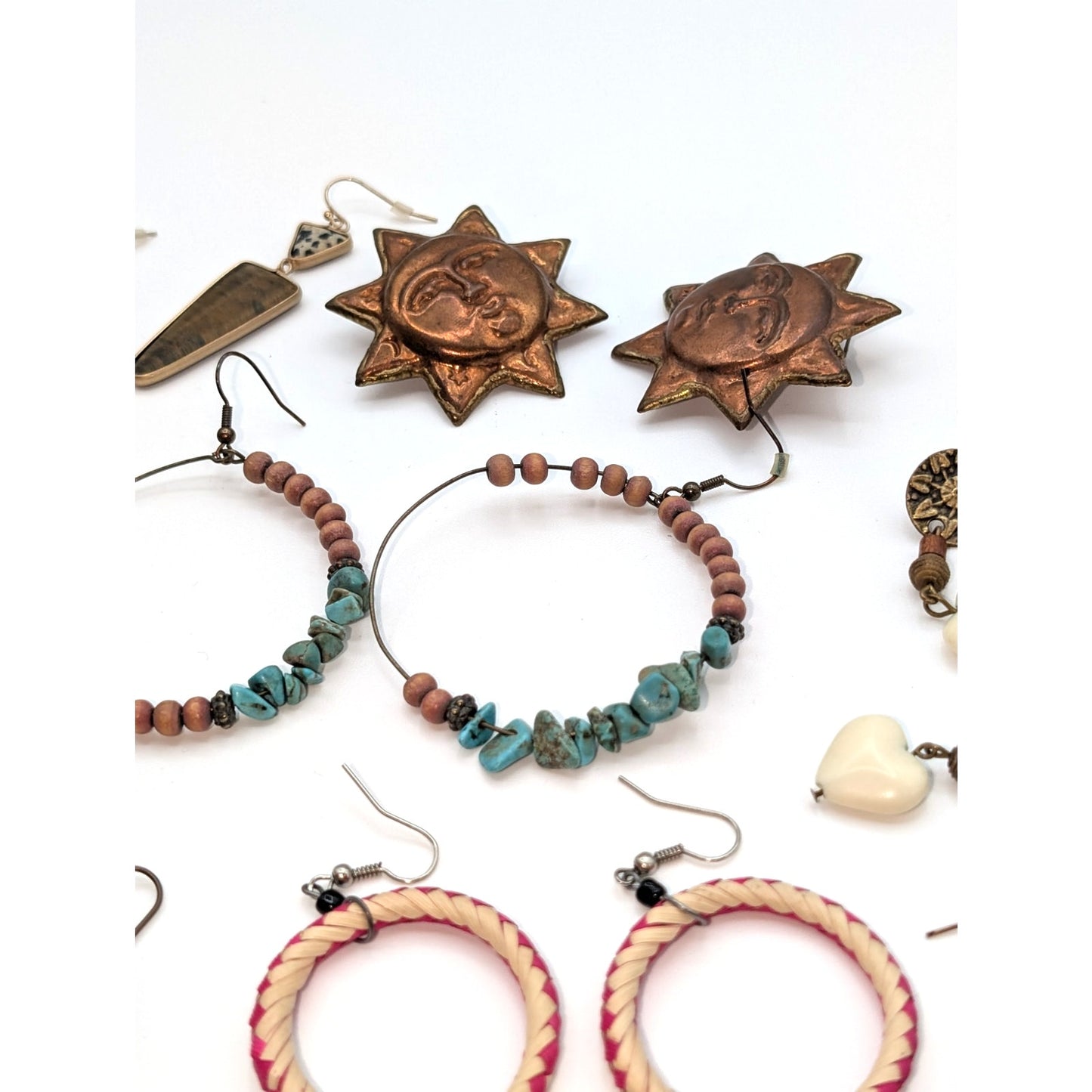 Lot of 13 Pair of Boho Earrings