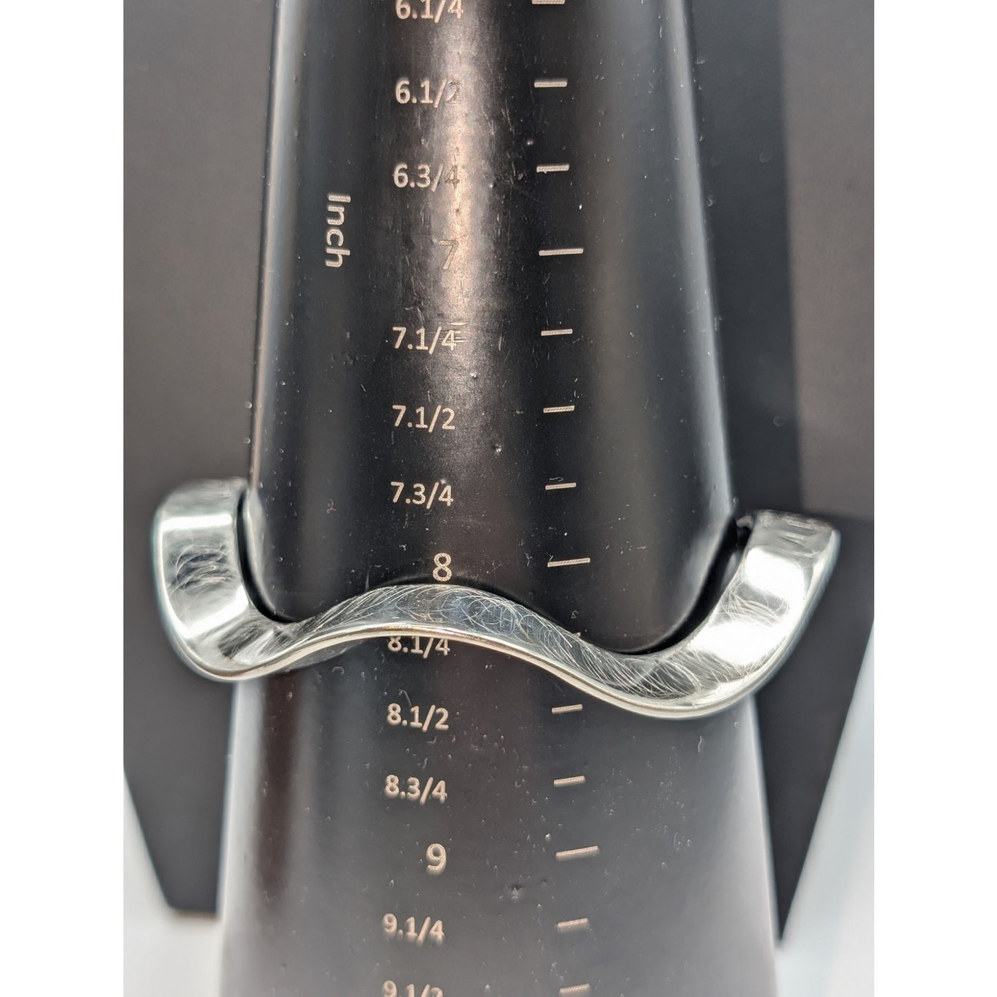 925 Italy Sterling Silver Paola Valentini Modernist Loopy Design Bangle Bracelet