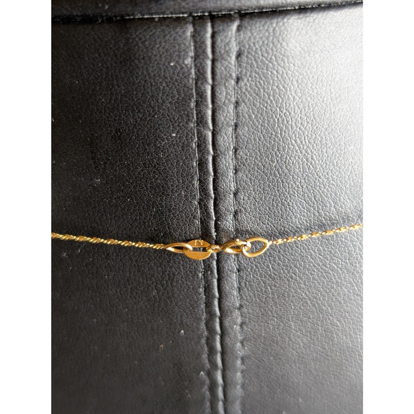 14 K Italy Yellow Gold Genuine Pearl 16" Necklace