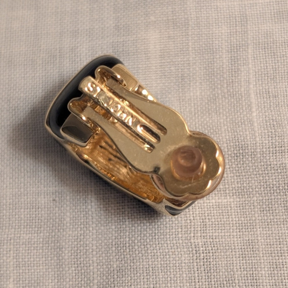 Three Vintage Designer Single Earrings Givenchy, Lucien Piccard, St. John