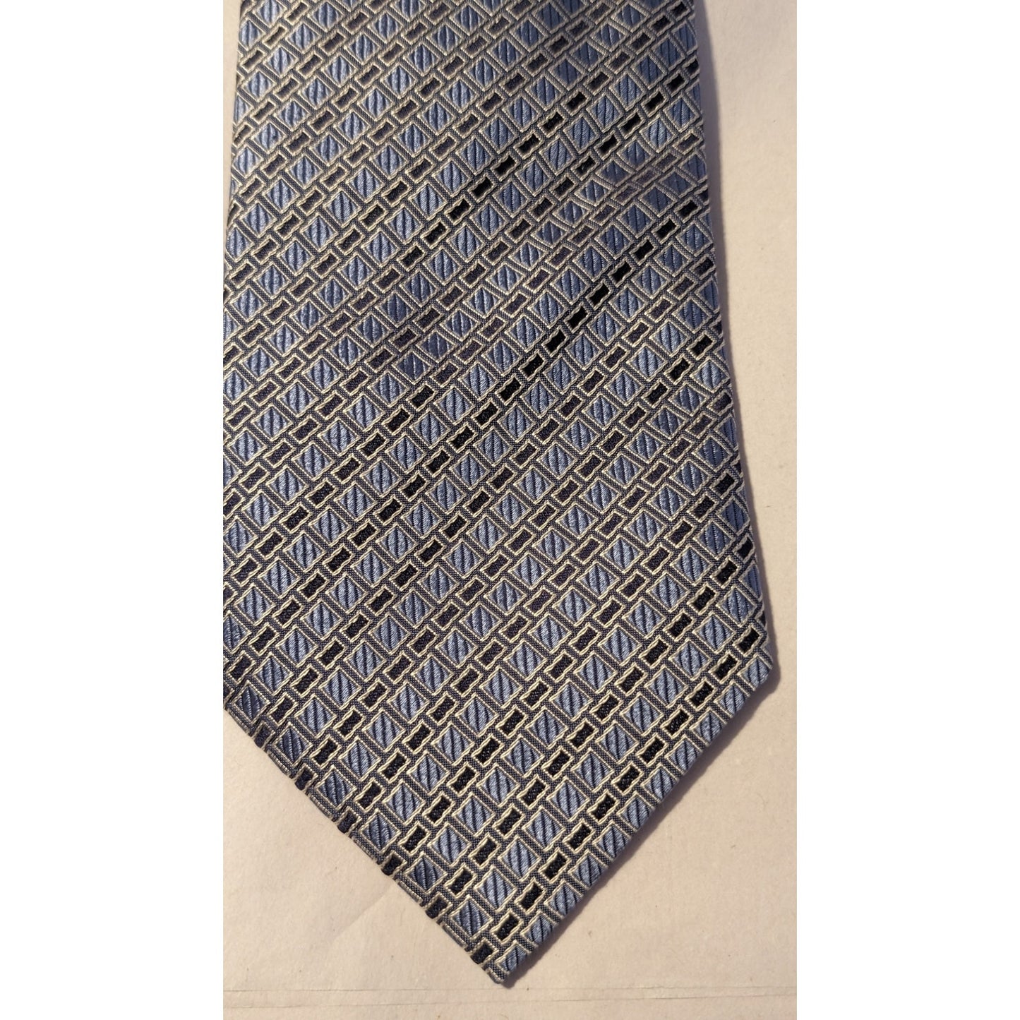 Patek Philippe Pour Ermenegildo Zegna Blue Pattern Silk Tie Limited Edition 2005