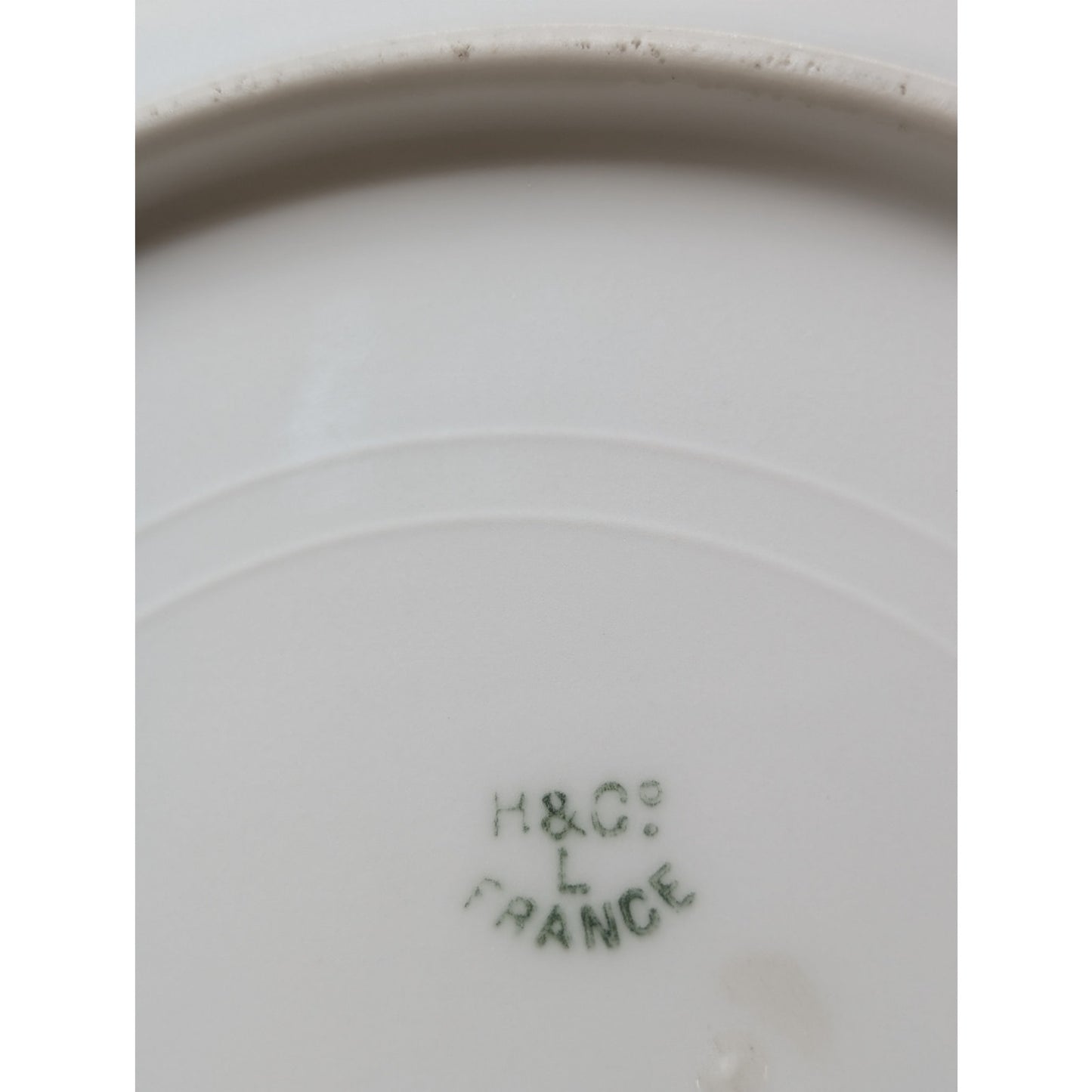 Vintage/Antique Signed K. P. Miller (?) H & Co. Limoge France Violets Plate