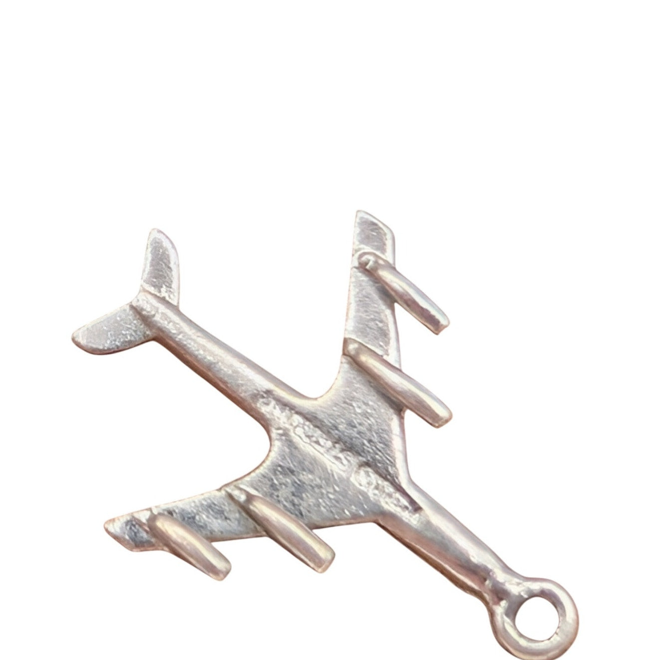 Vintage Sterling Silver Airplane Charm