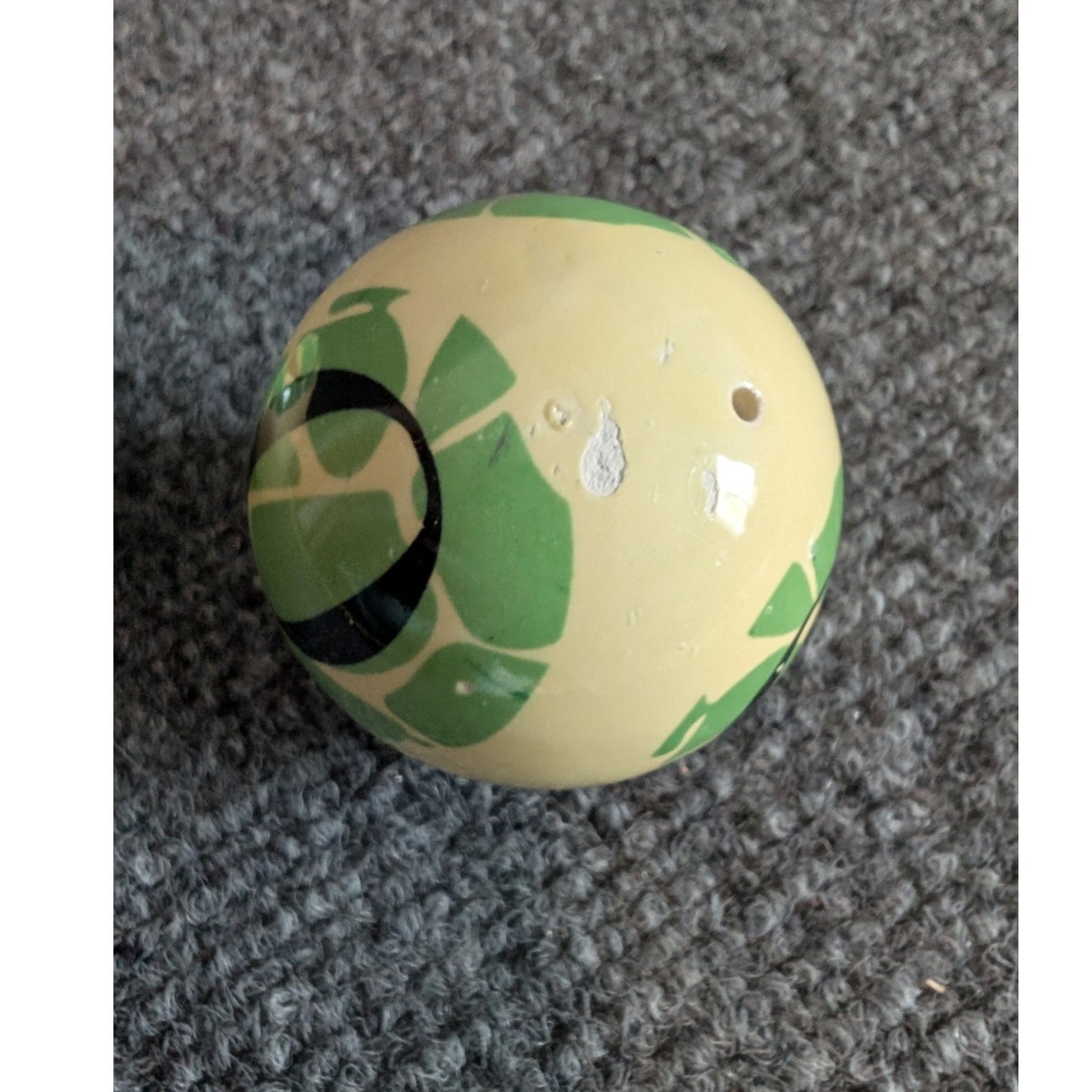 2" Diameter Ceramic Initial 'O' Decorative Ball