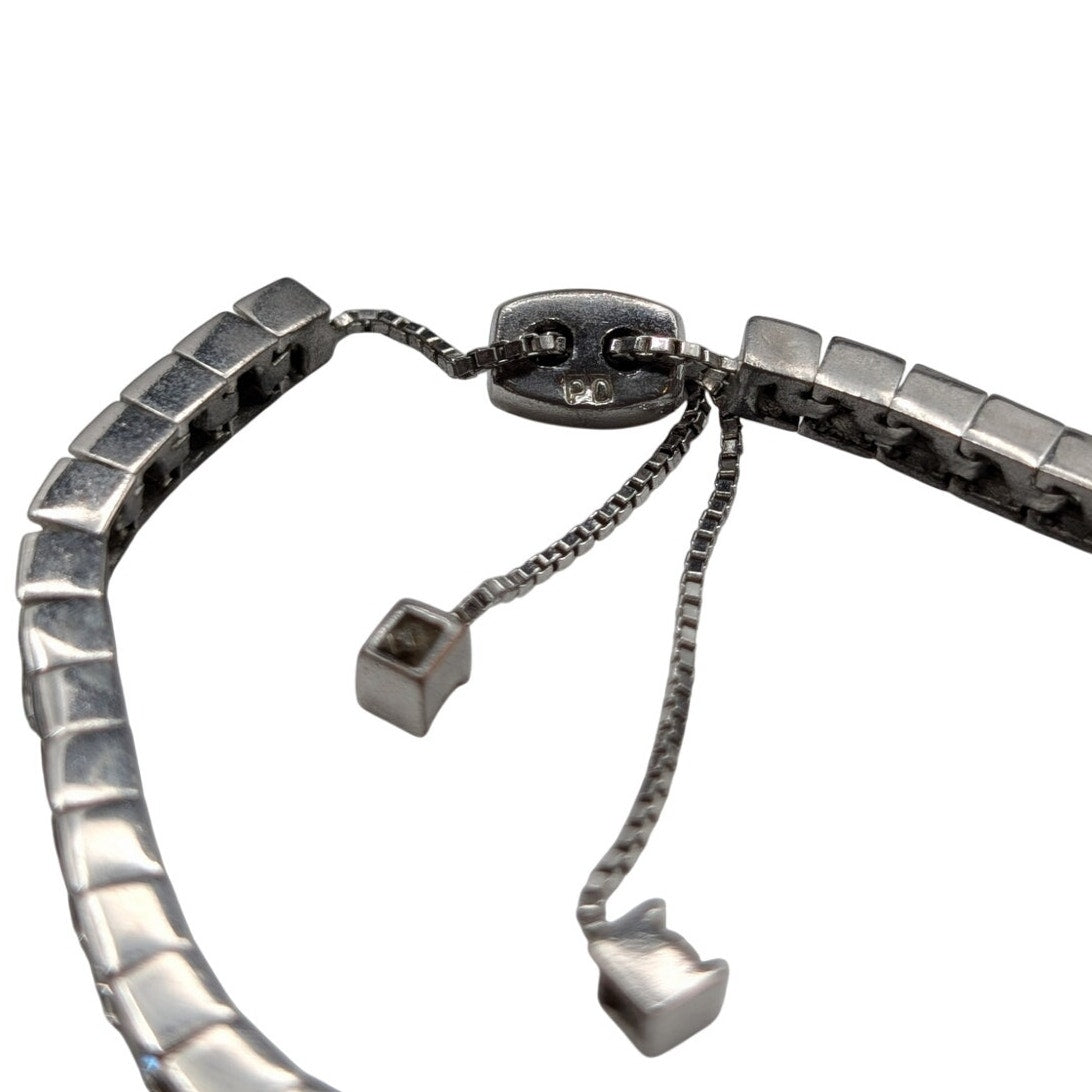 Premier Designs Channel Set CZ Pull Bracelet & Vtg Rhinestone Stretch Bracelets