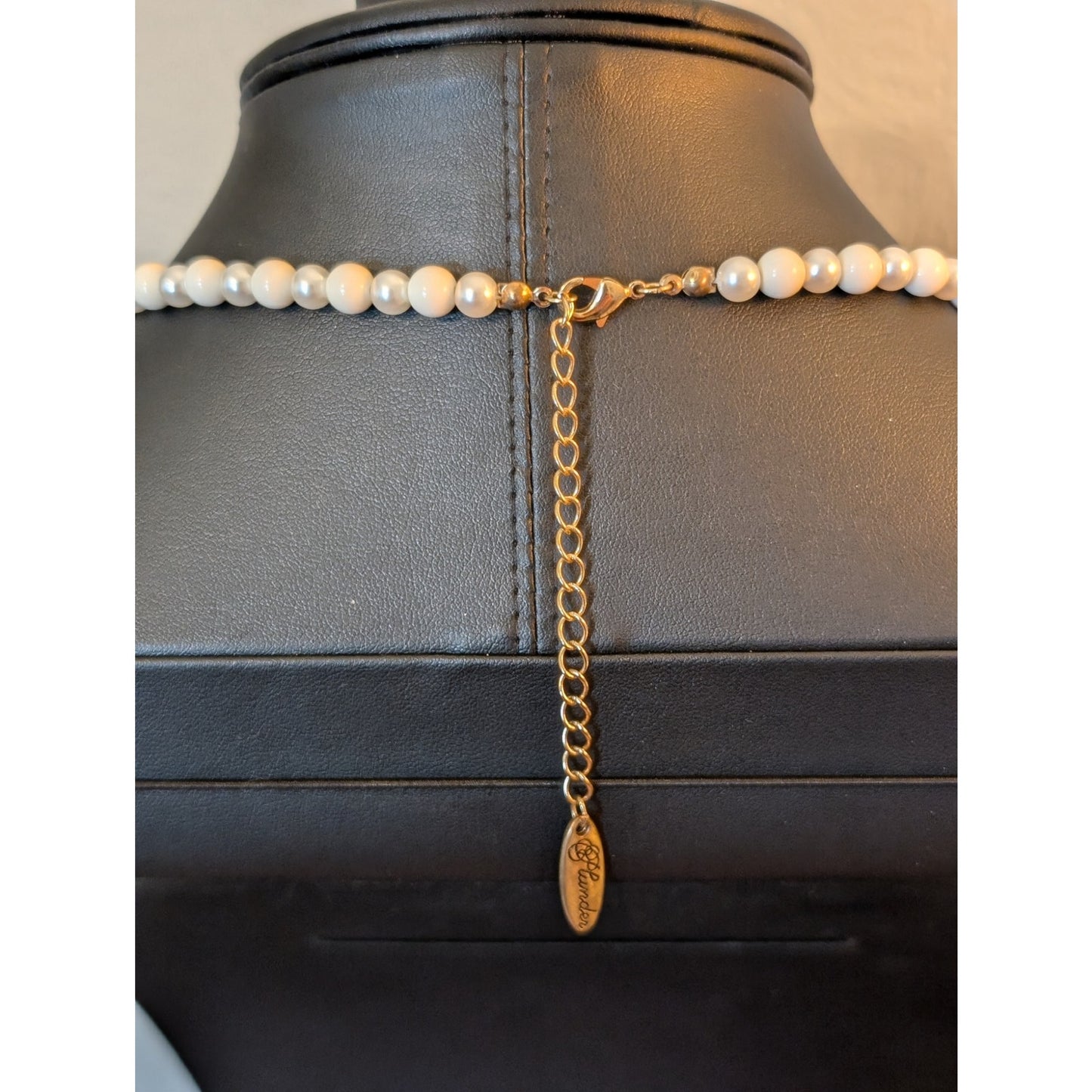 Plunder Design Gold Tone 'Shirley' Flower Pendant Long 29-32" Necklace