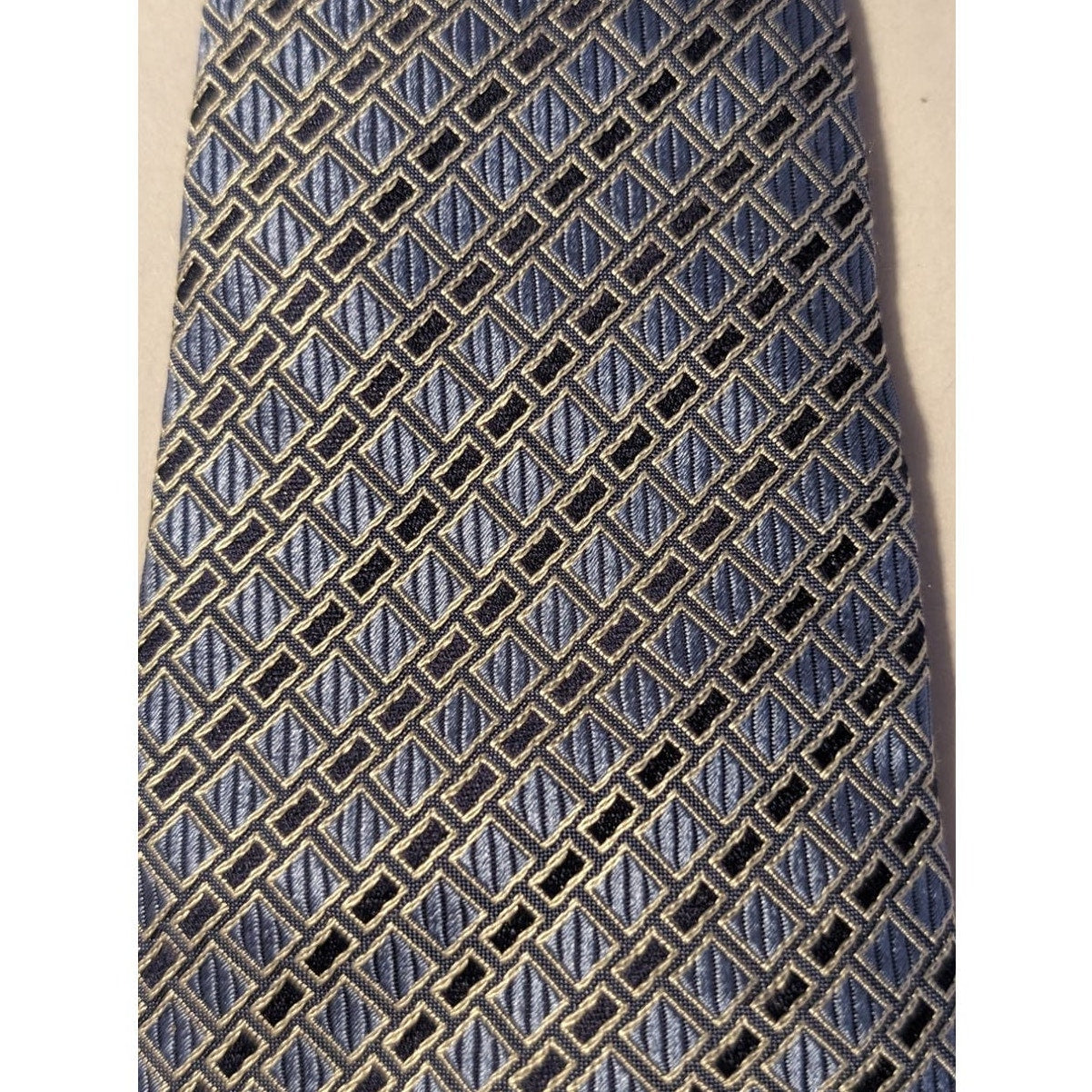 Patek Philippe Pour Ermenegildo Zegna Blue Pattern Silk Tie Limited Edition 2005