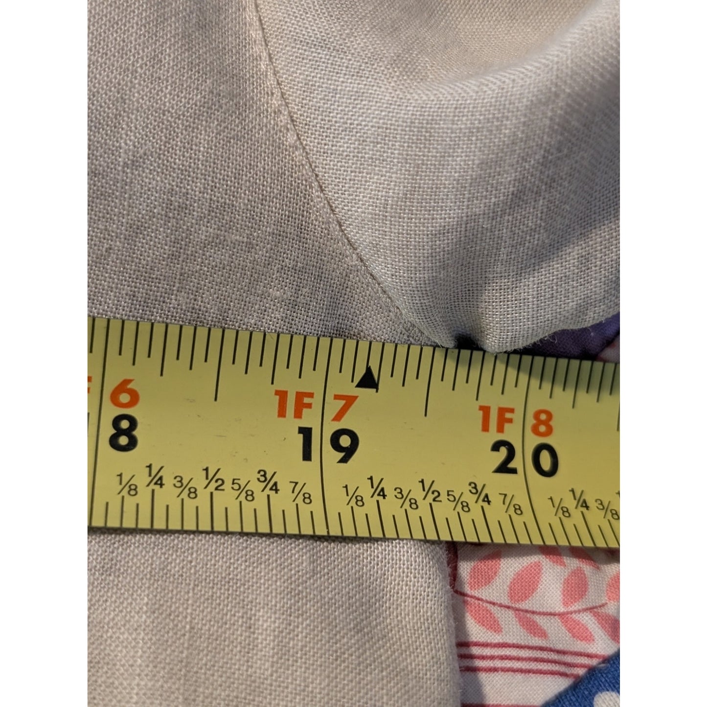 Vtg Allison Taylor Ecru Linen Cut Out Stitch Side Slit Button Front Top Sz M