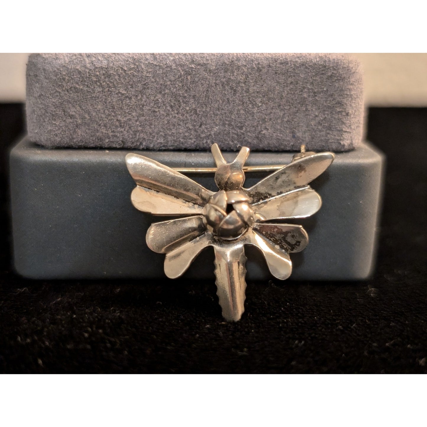 Vintage Hand Made Sterling Butterfly Pin
