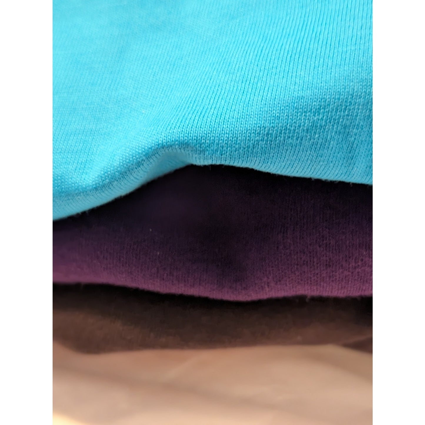 Lot of Six Pink Tan Brown Purple Blue Tee Shirts