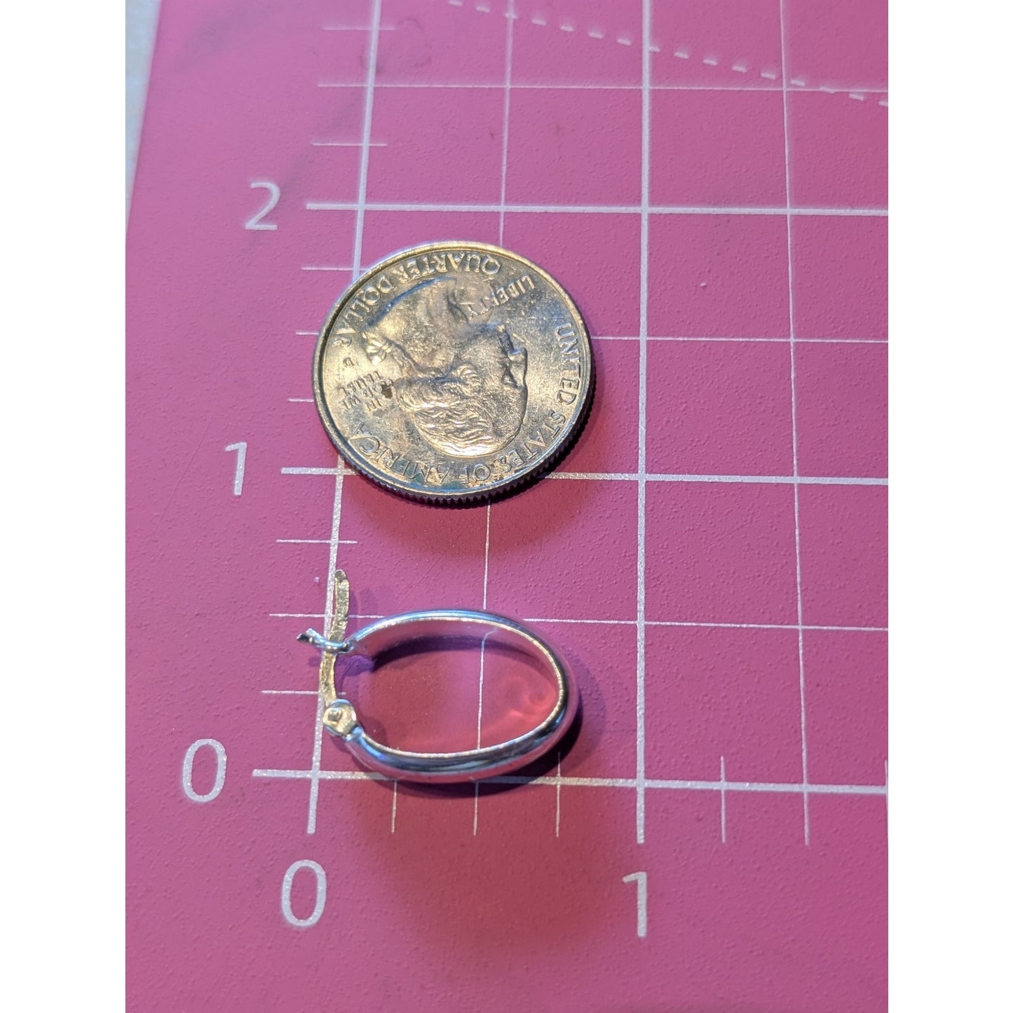 925 Sterling Silver Oval Hoop Snap Down Earrings