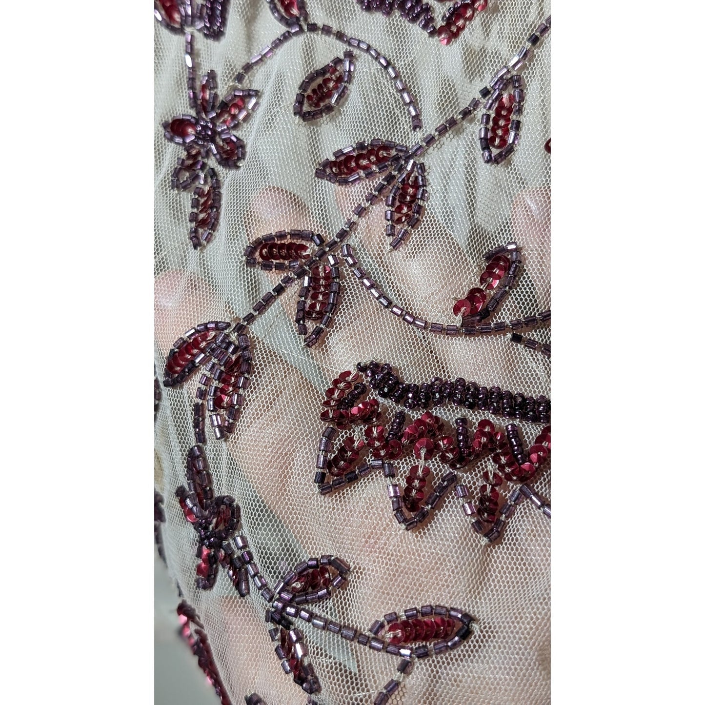 Altar'd State Beaded Wrap Dress in Taupe Womens Size XS