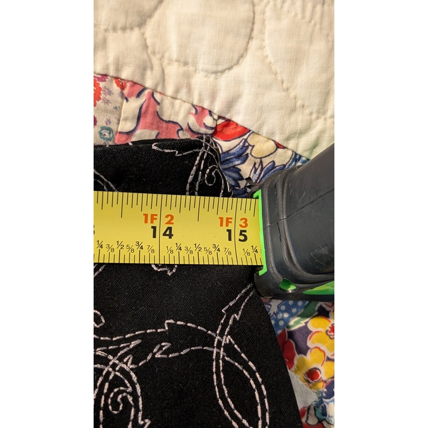 Talbots Black All Over Top Stitch Flat Front Side Stretch Zip Pant Womens Sz 10