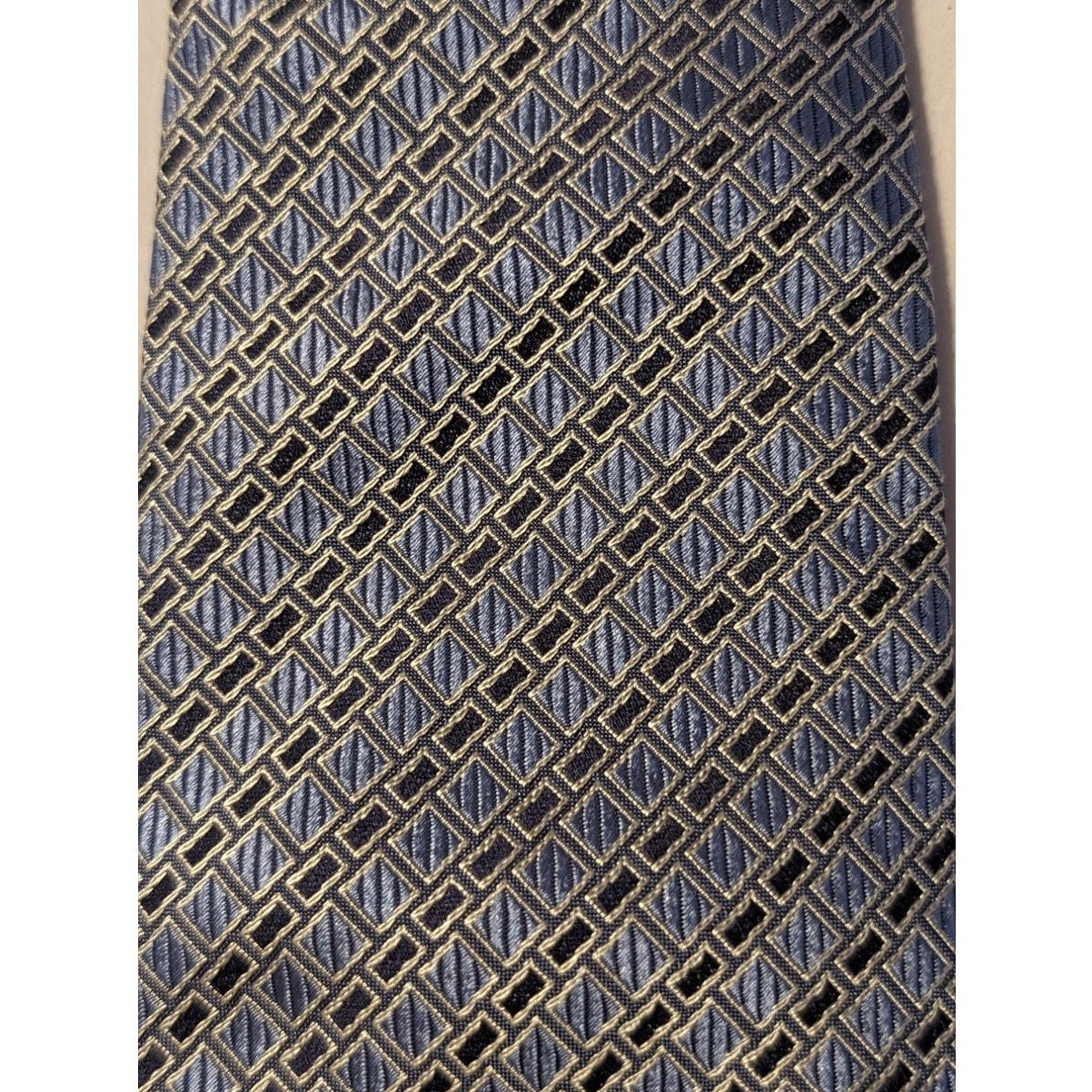 Patek Philippe Pour Ermenegildo Zegna Blue Pattern Silk Tie Limited Edition 2005