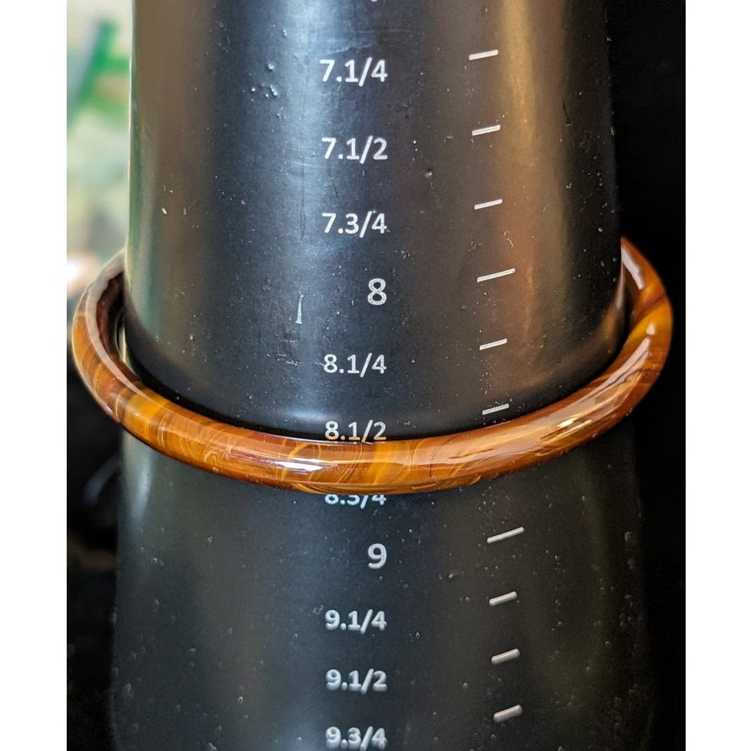 Vintage Glass Tortoiseshell Bangle