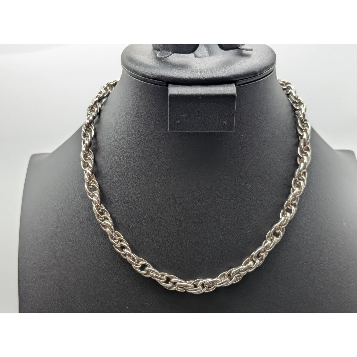 Vintage Multi-Link Silver Tone 18" Necklace