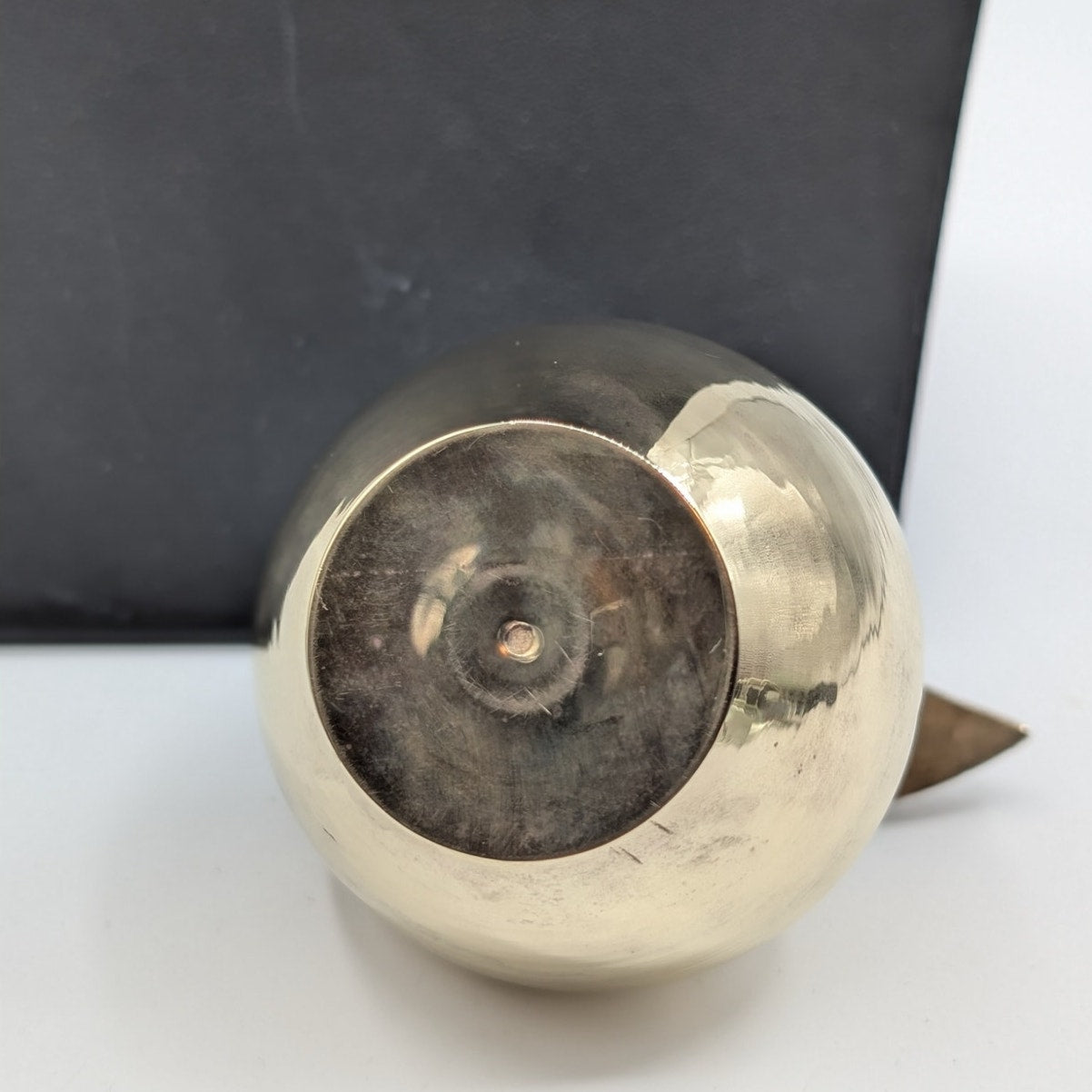Vintage Mid Century Modern Brass Apple