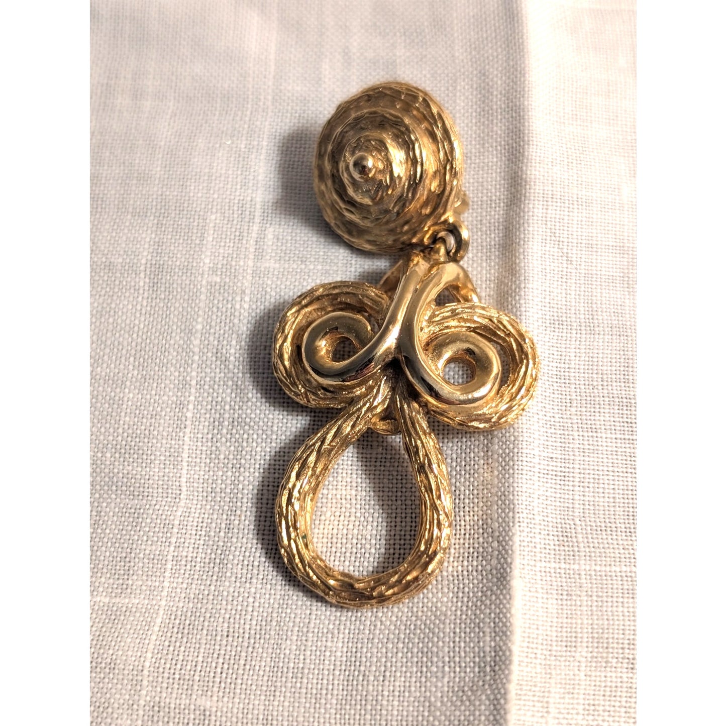 Three Vintage Designer Single Earrings Givenchy, Lucien Piccard, St. John