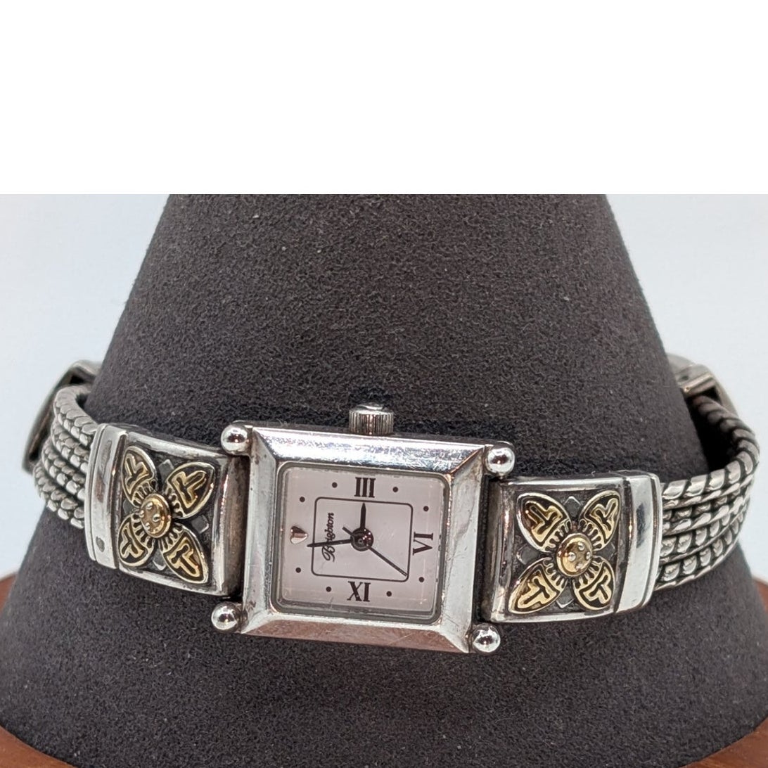 Brighton Monroe Quartz Multi-Strand Rope Chain Toggle Clasp Bracelet Watch