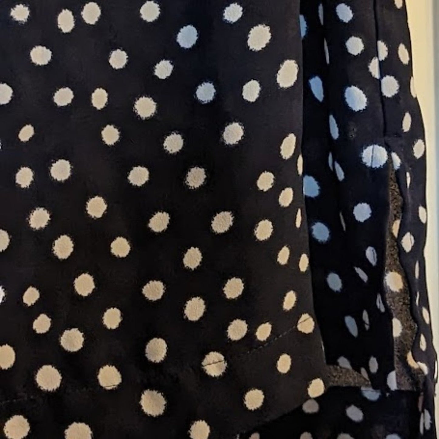 Loft Size XS Black and White Dot Shirt