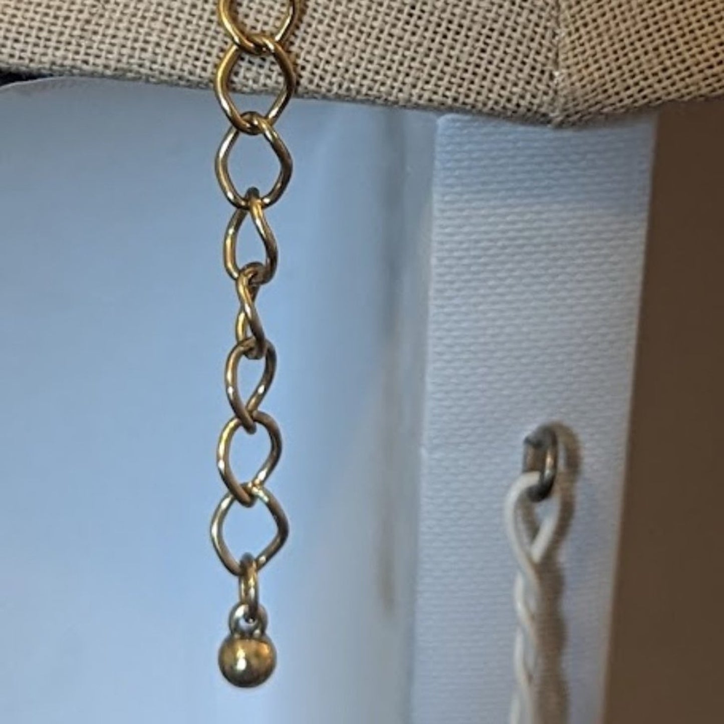 Panacea Gold Tone Bar and Faux Pearl Long Necklace