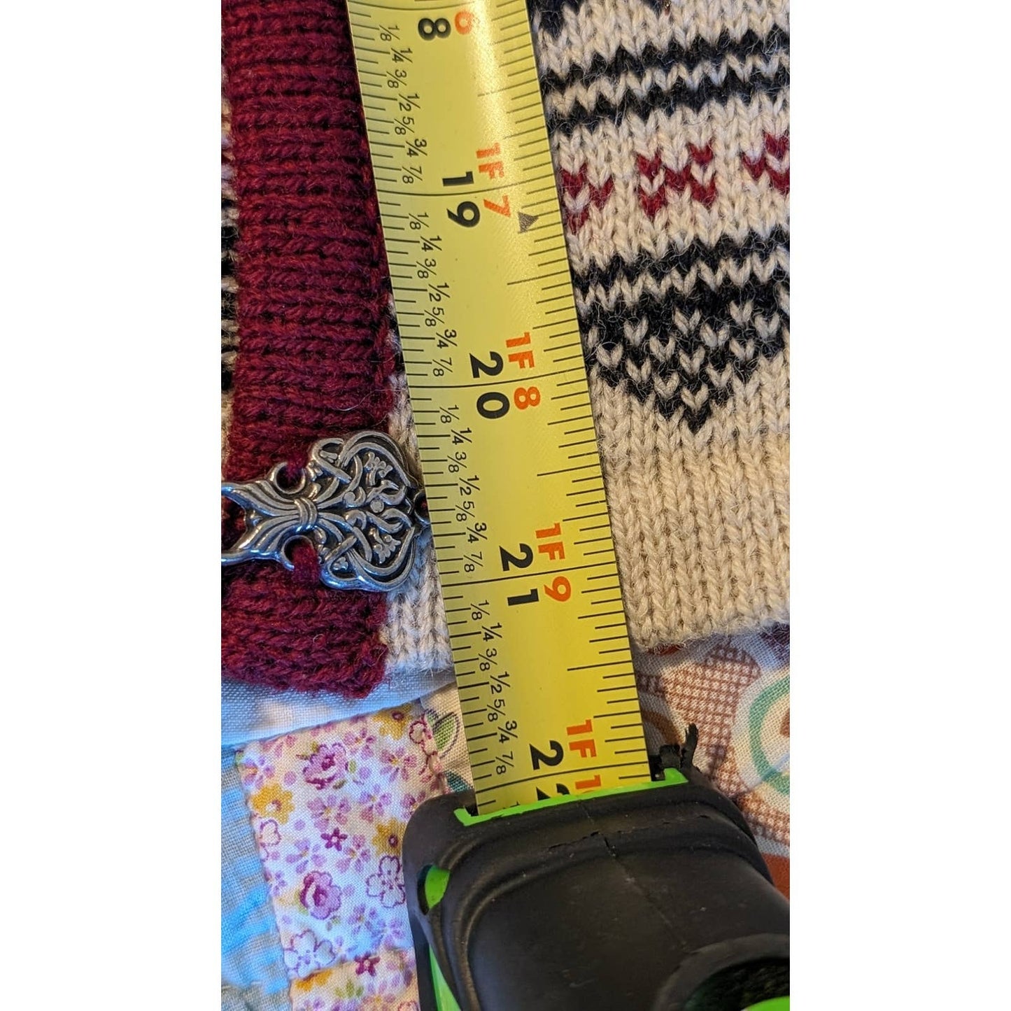 Dia Bristol, Vermont 100% Wool Knit Hook & Eye Closure Made in Estonia Sz S