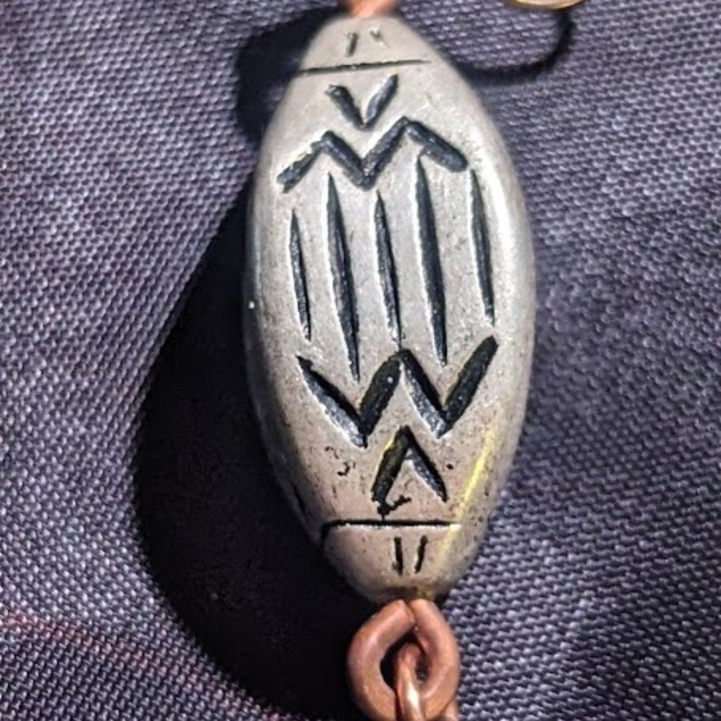Bold Silver & Copper Tone Bohemian Tribal Mixed Metal Earrings